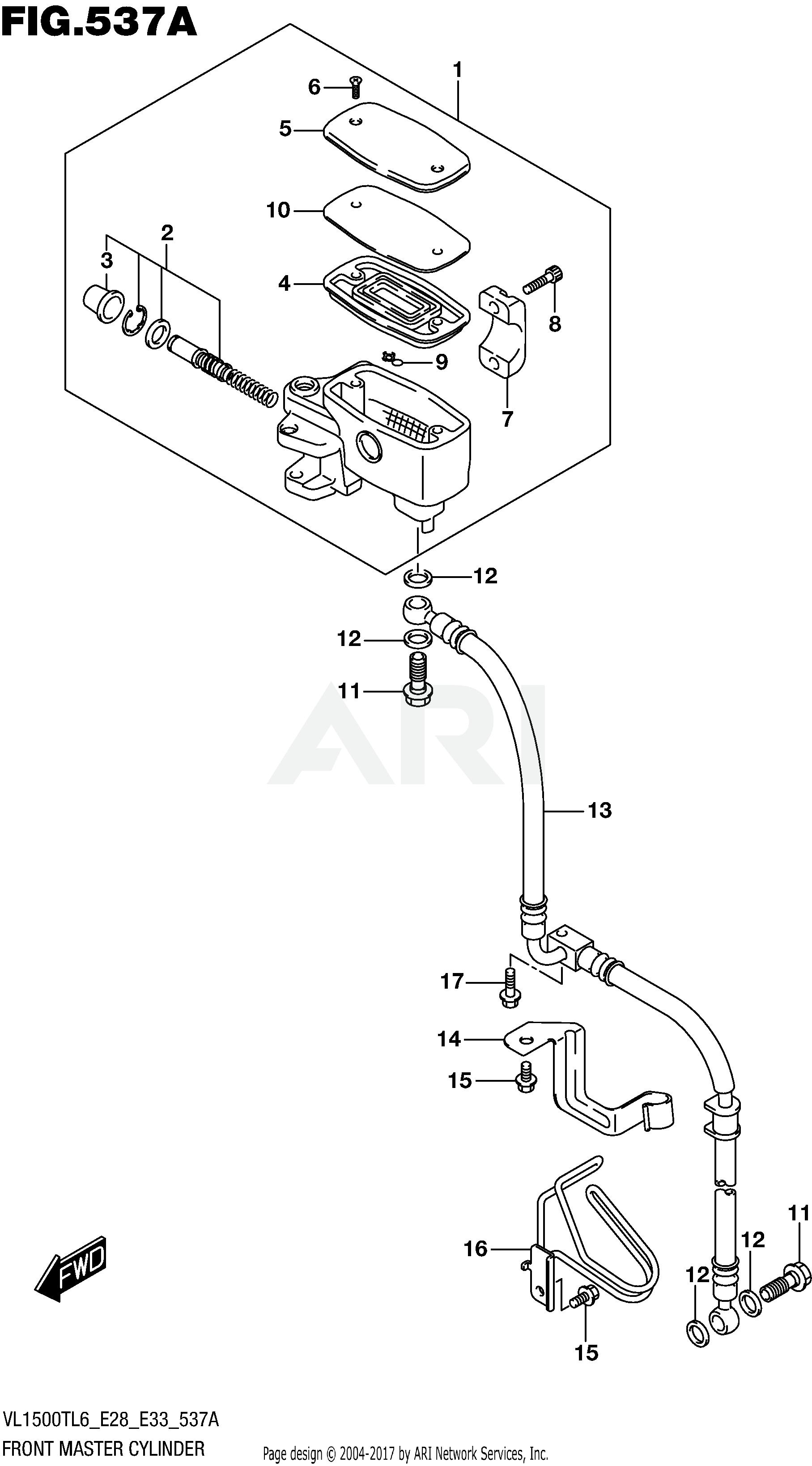 FRONT MASTER CYLINDER