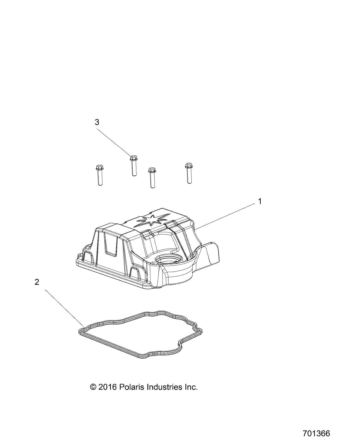 ENGINE, VALVE COVER - R20MAA50J7 (701366)