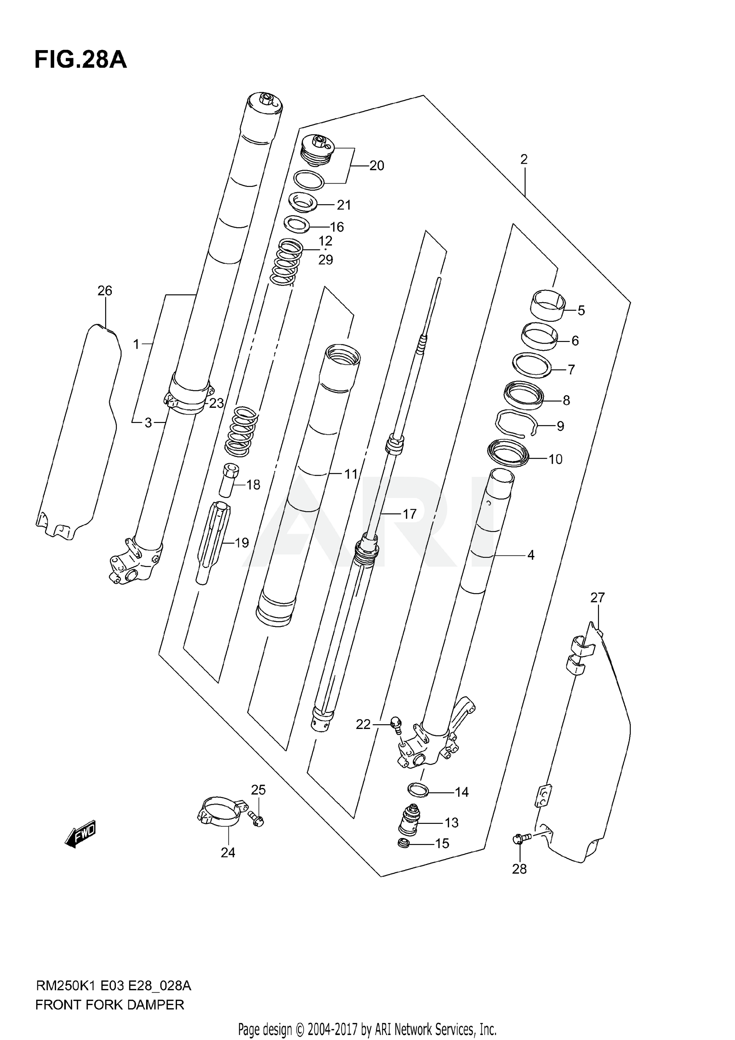 FRONT DAMPER (MODEL K2)