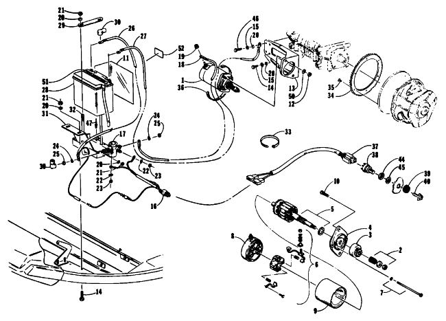 ELECTRIC START ASSEMBLY