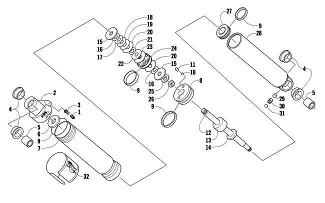 FRONT SUSPENSION SHOCK ABSORBER