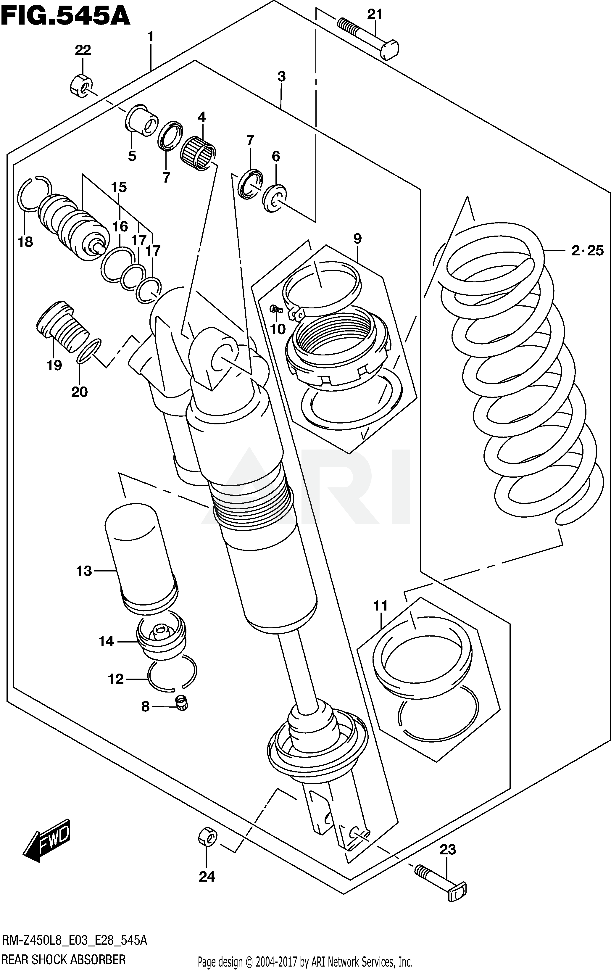 REAR SHOCK ABSORBER