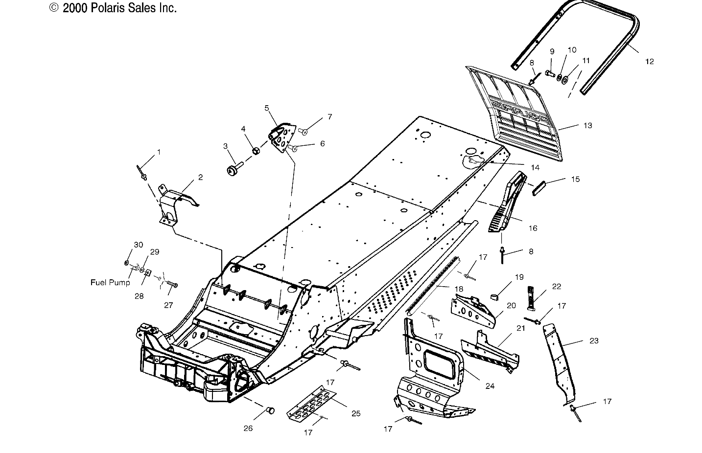 CHASSIS - S01NP8BS (4961106110A003)