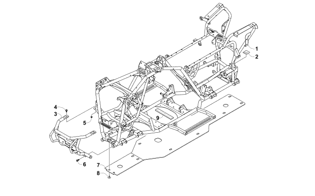 FRAME AND RELATED PARTS