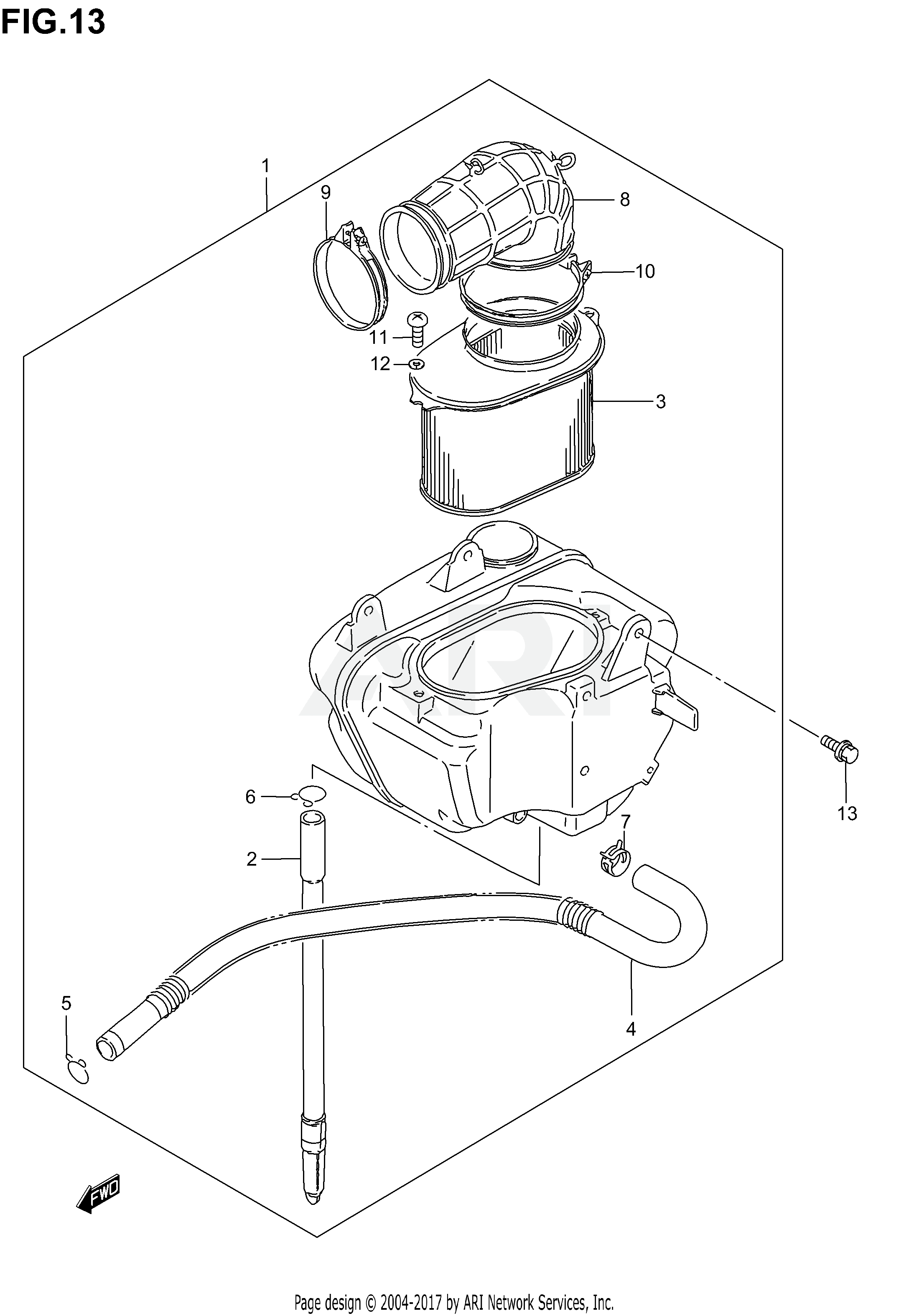 AIR CLEANER (REAR)