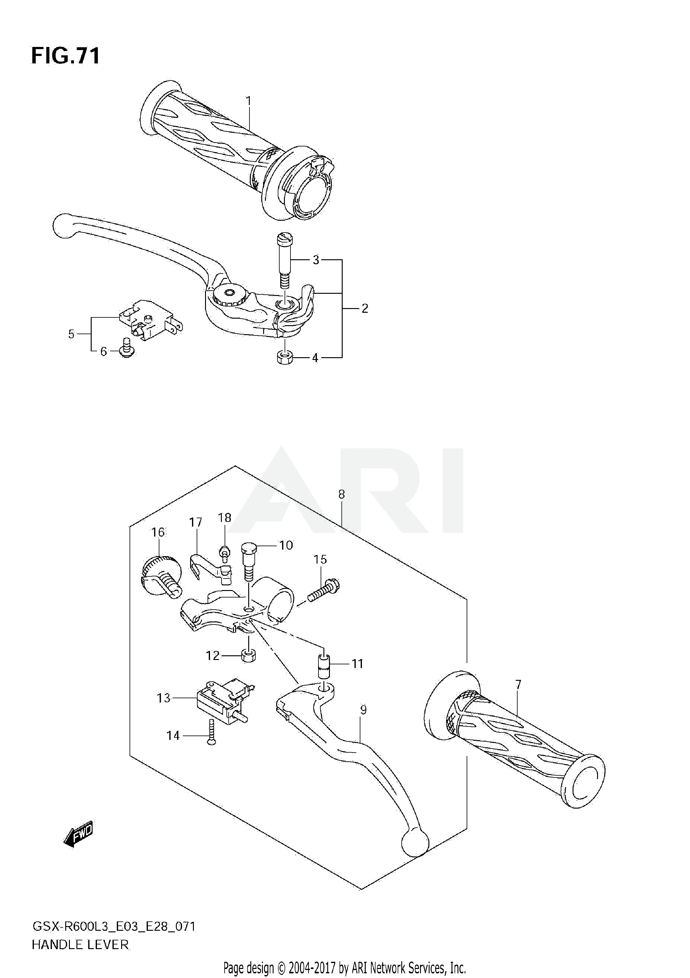 HANDLE LEVER