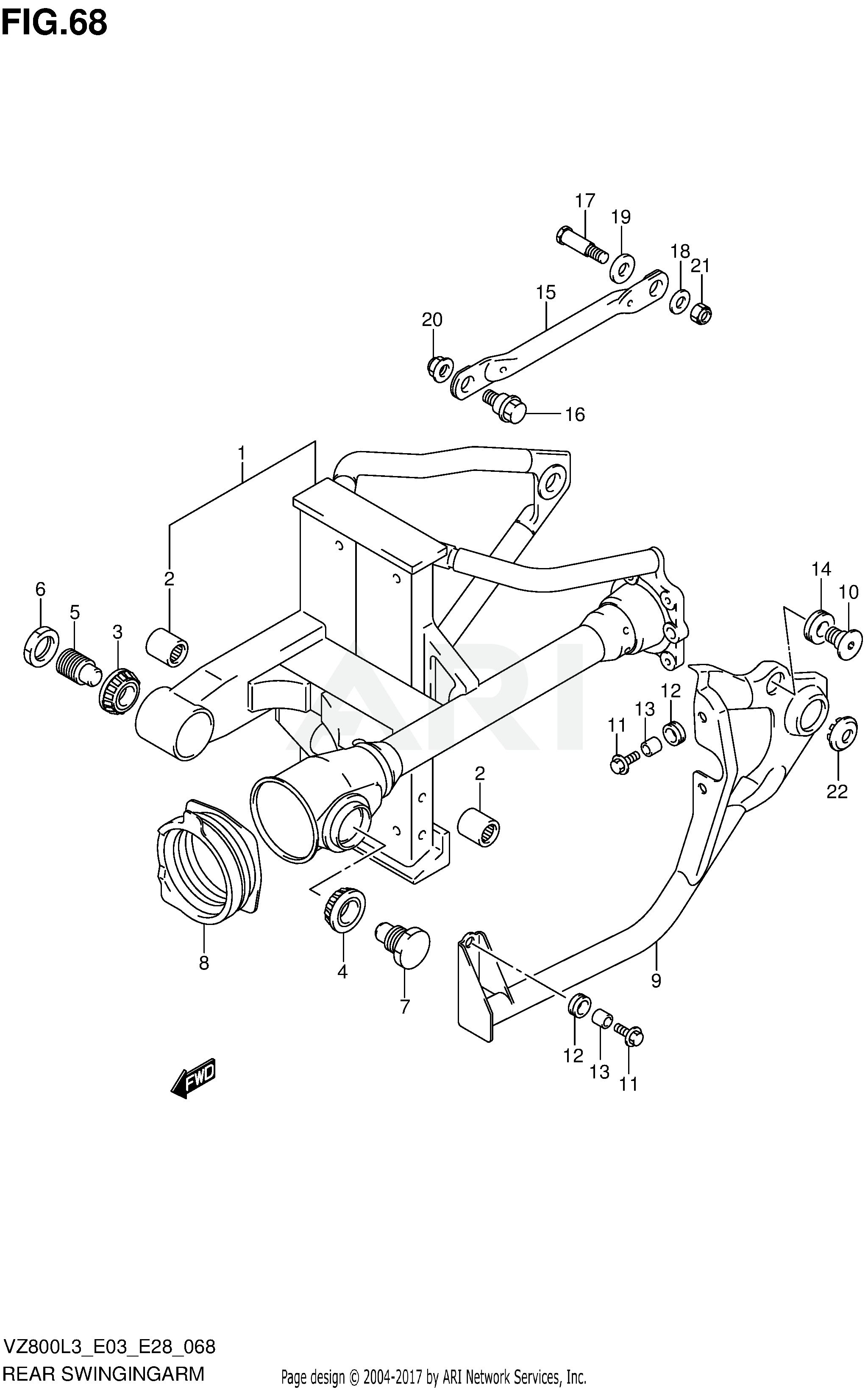 REAR SWINGINGARM