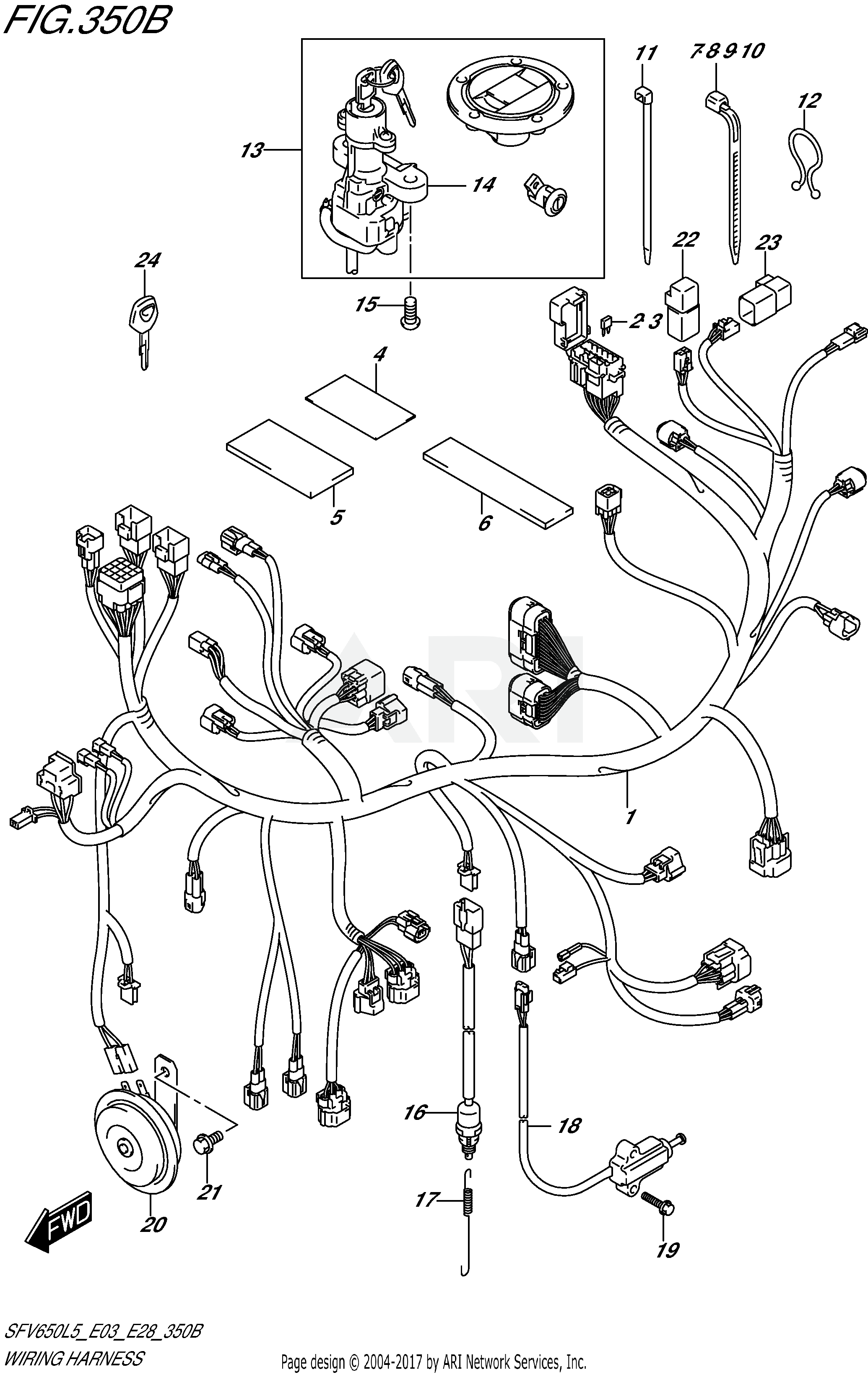 WIRING HARNESS (SFV650L5 E28)