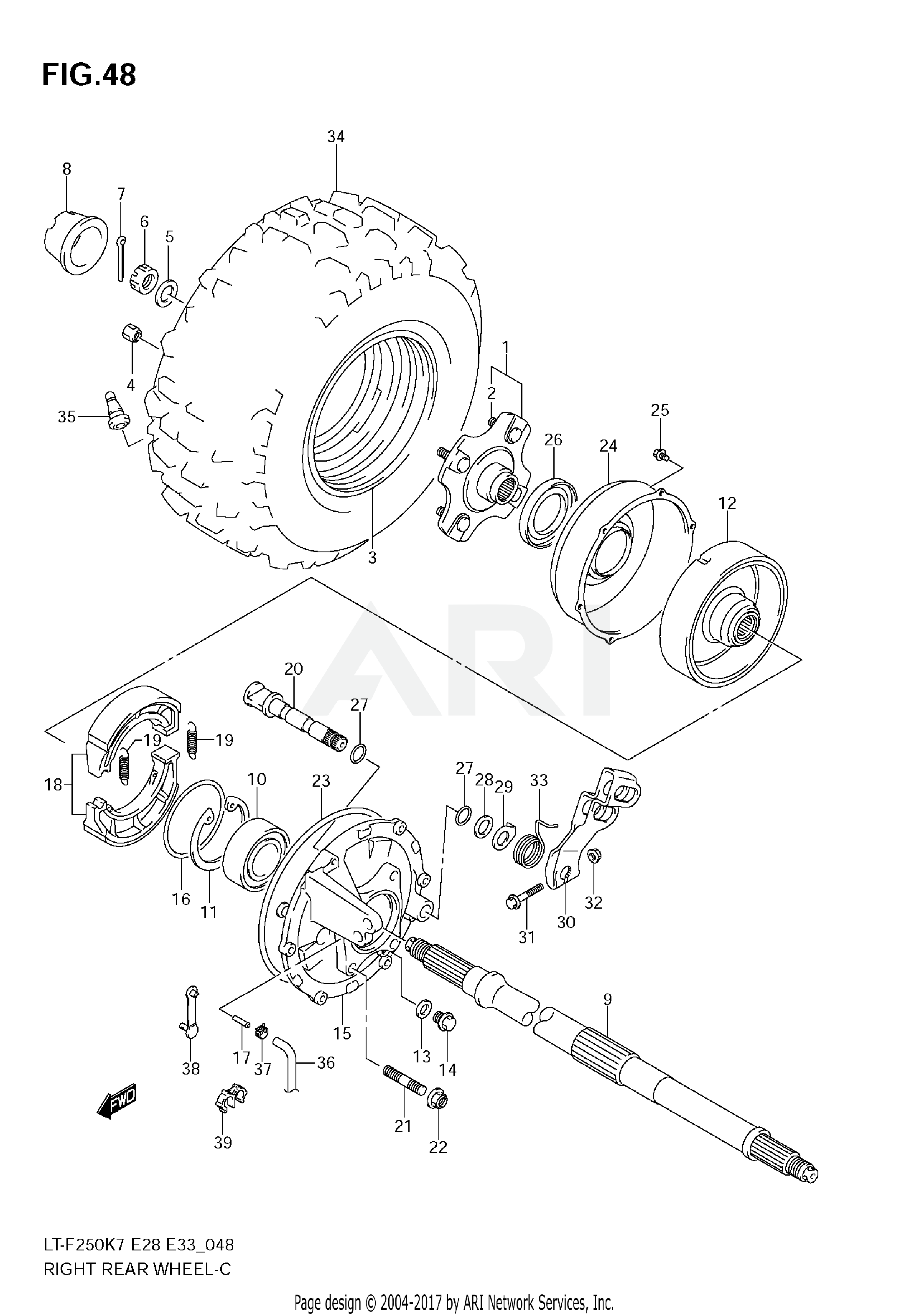 RIGHT REAR WHEEL