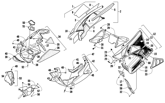 SKID PLATE AND SIDE PANEL ASSEMBLY