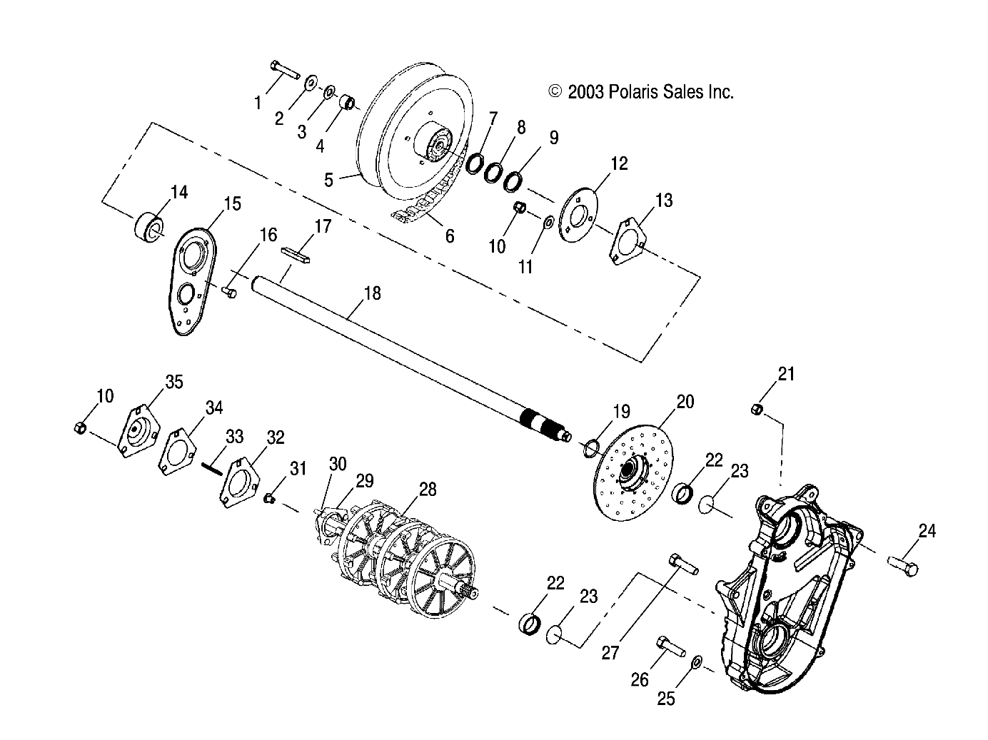 DRIVE TRAIN - S04NZ8CS/CSA/CE (4988798879B09)