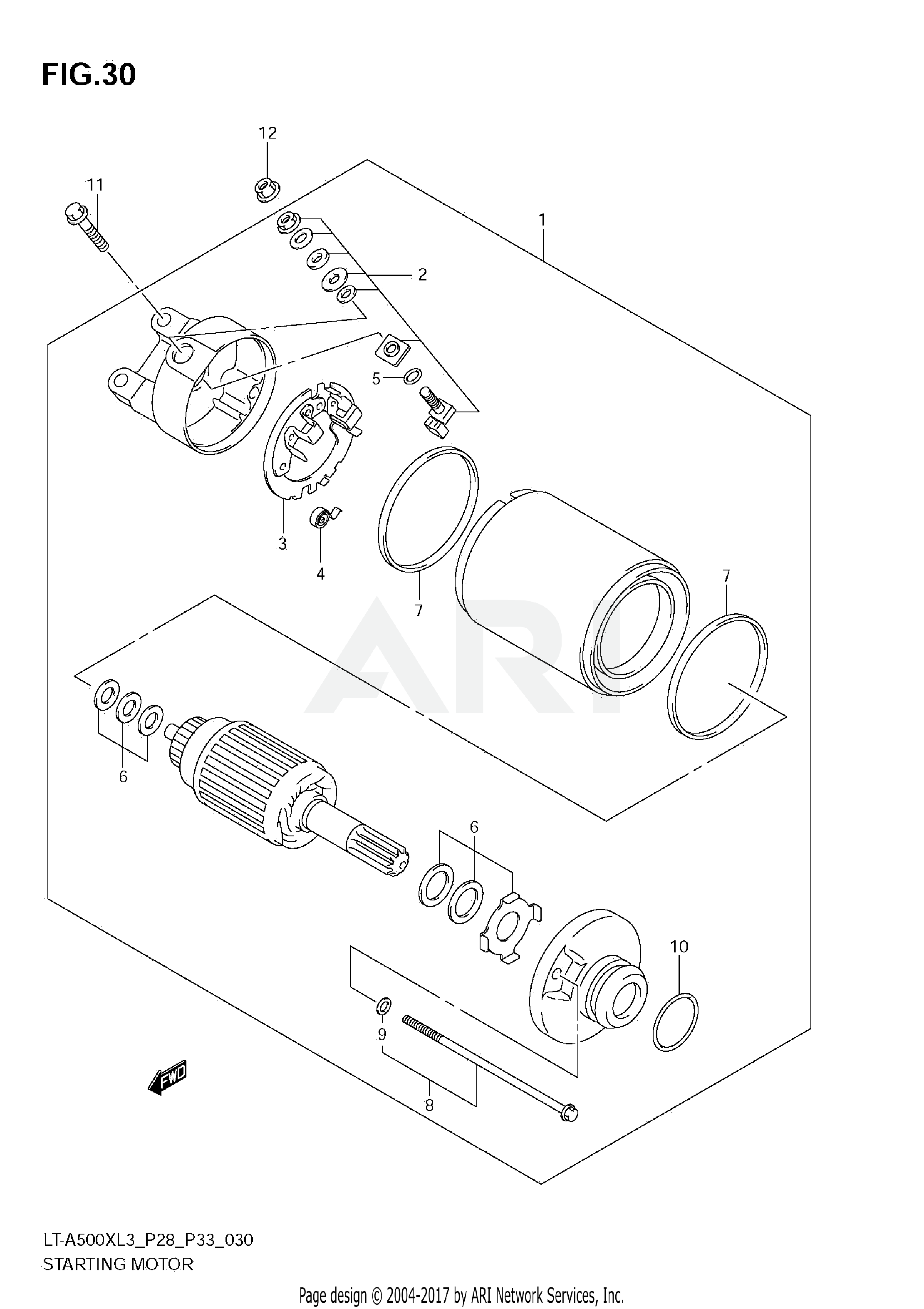 STARTING MOTOR