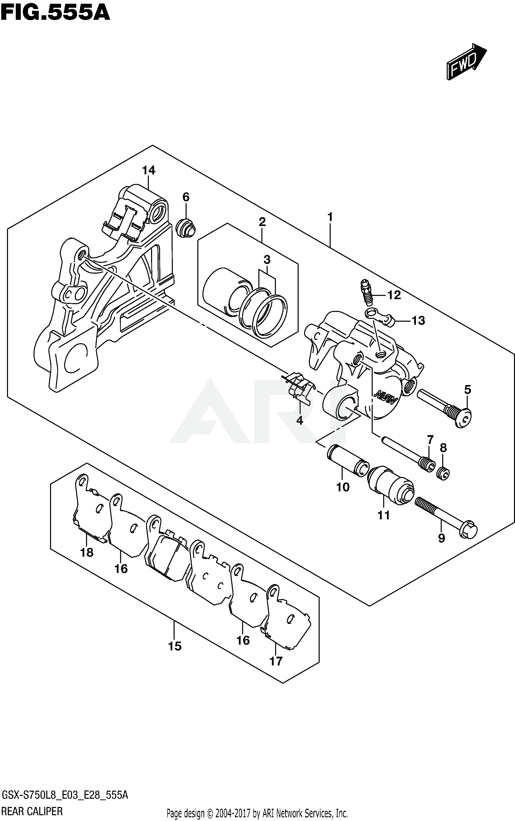 REAR CALIPER