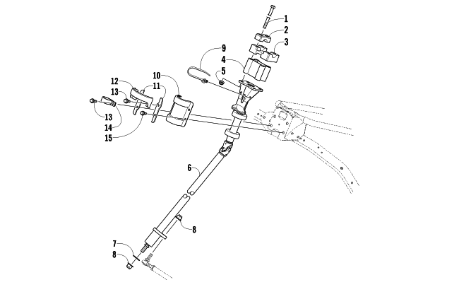 STEERING POST ASSEMBLY