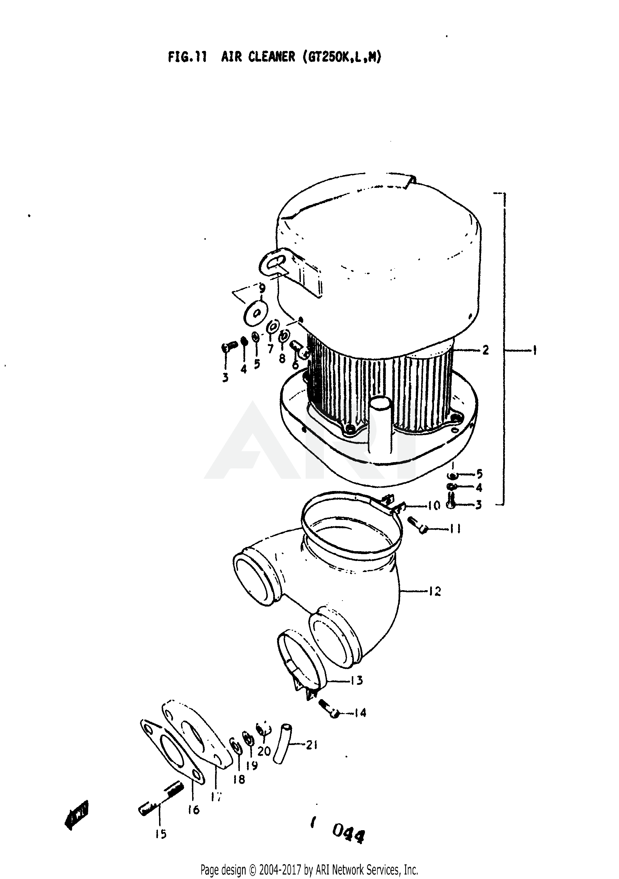 AIR CLEANER (GT250K