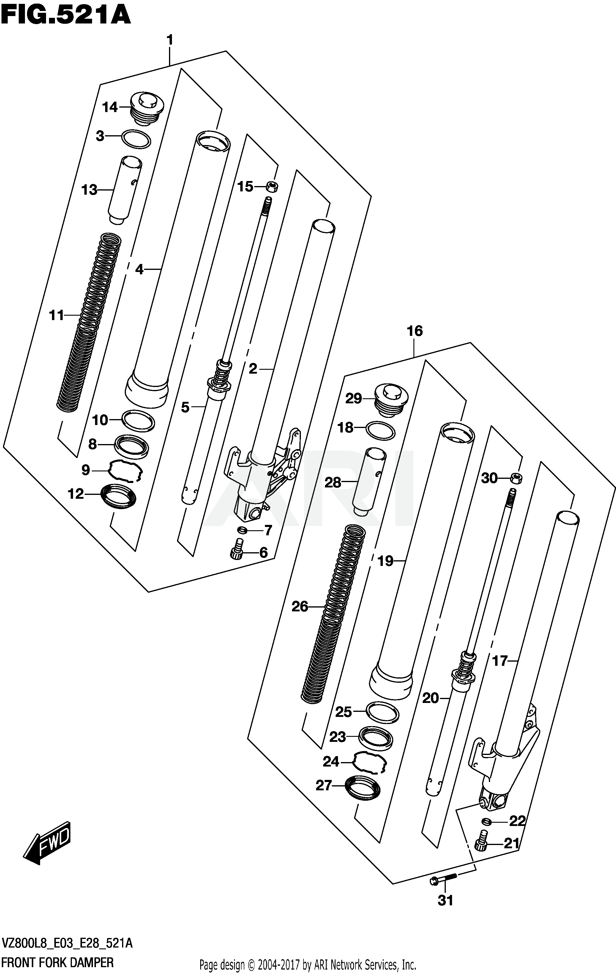 FRONT FORK DAMPER