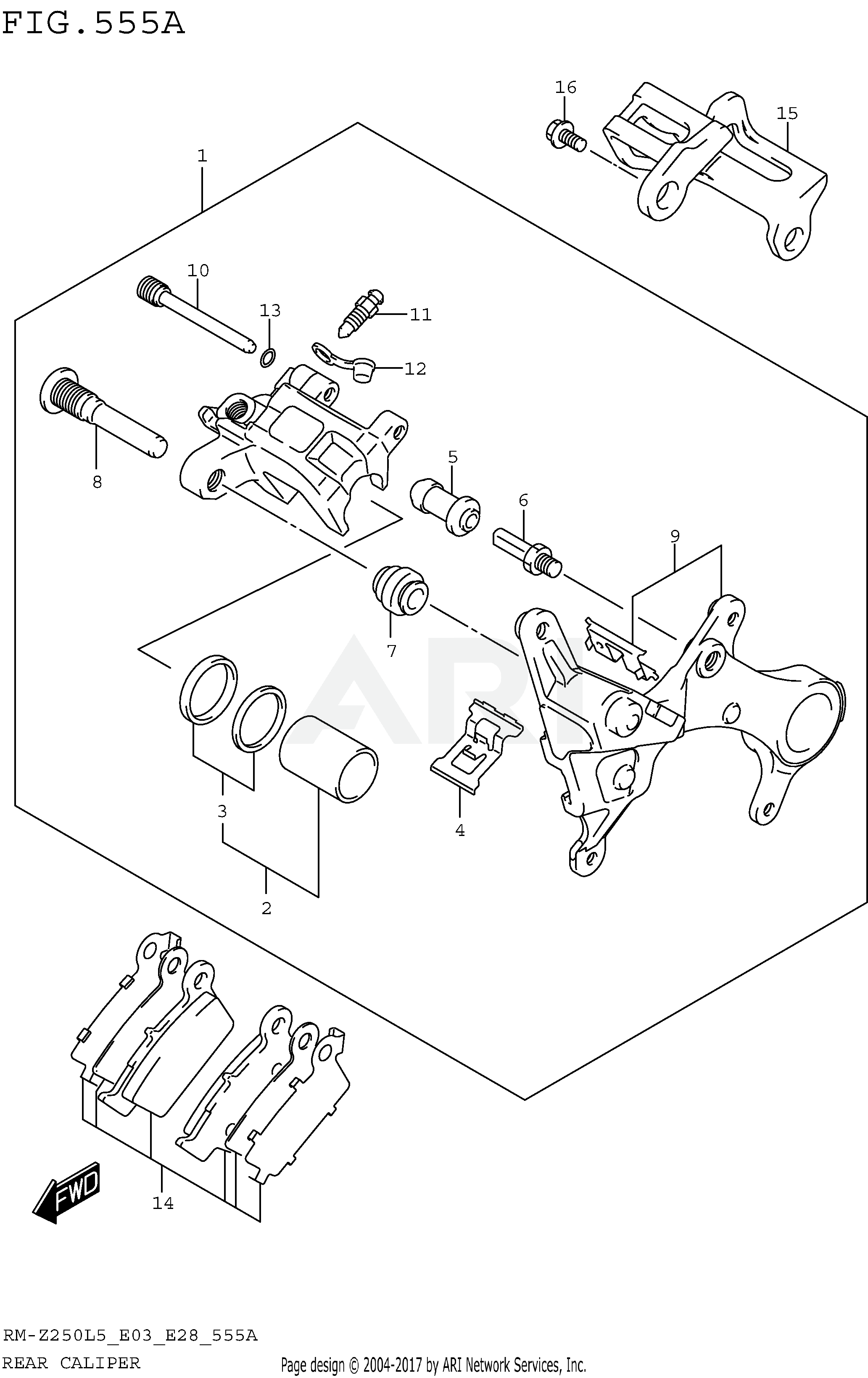 REAR CALIPER