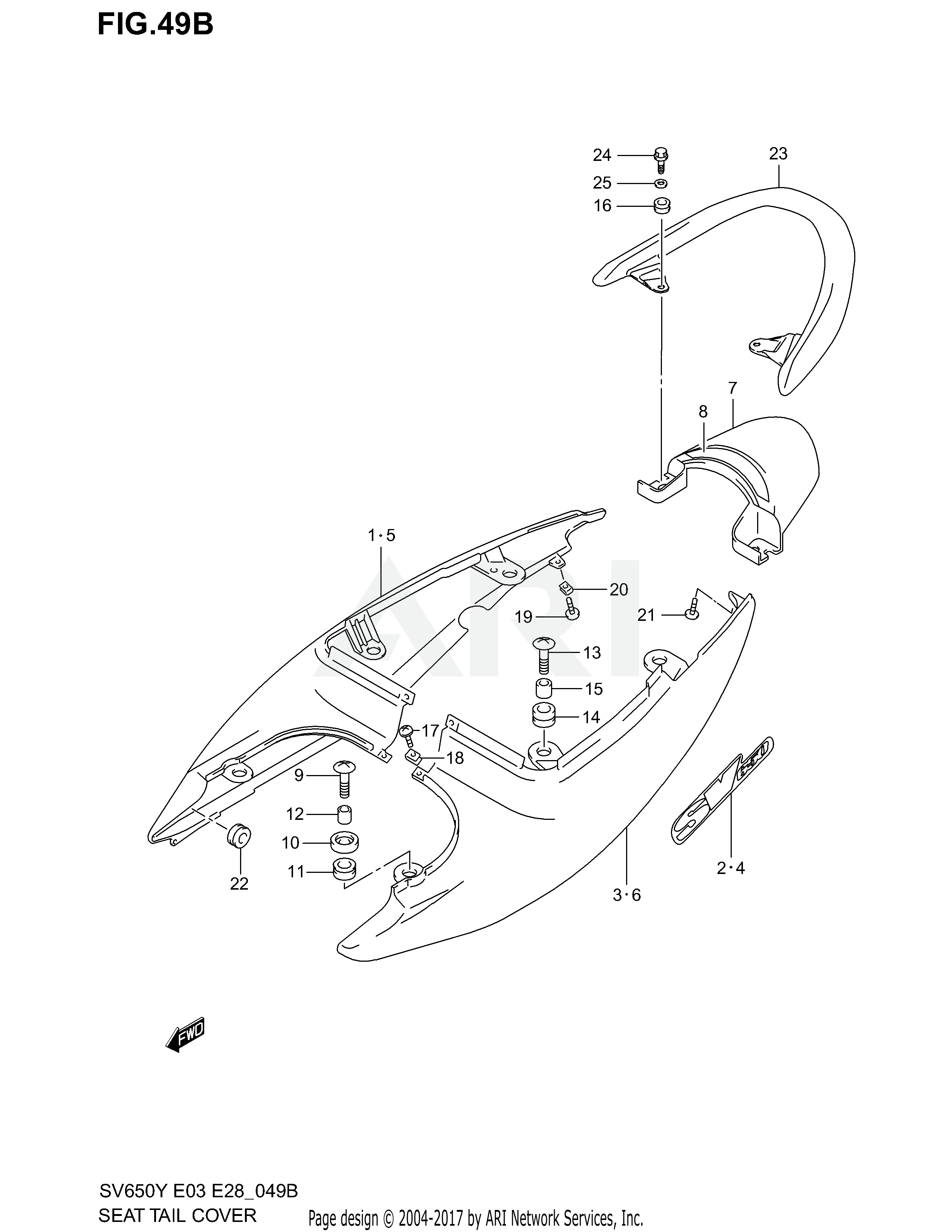 SEAT TAIL COVER (MODEL K2)