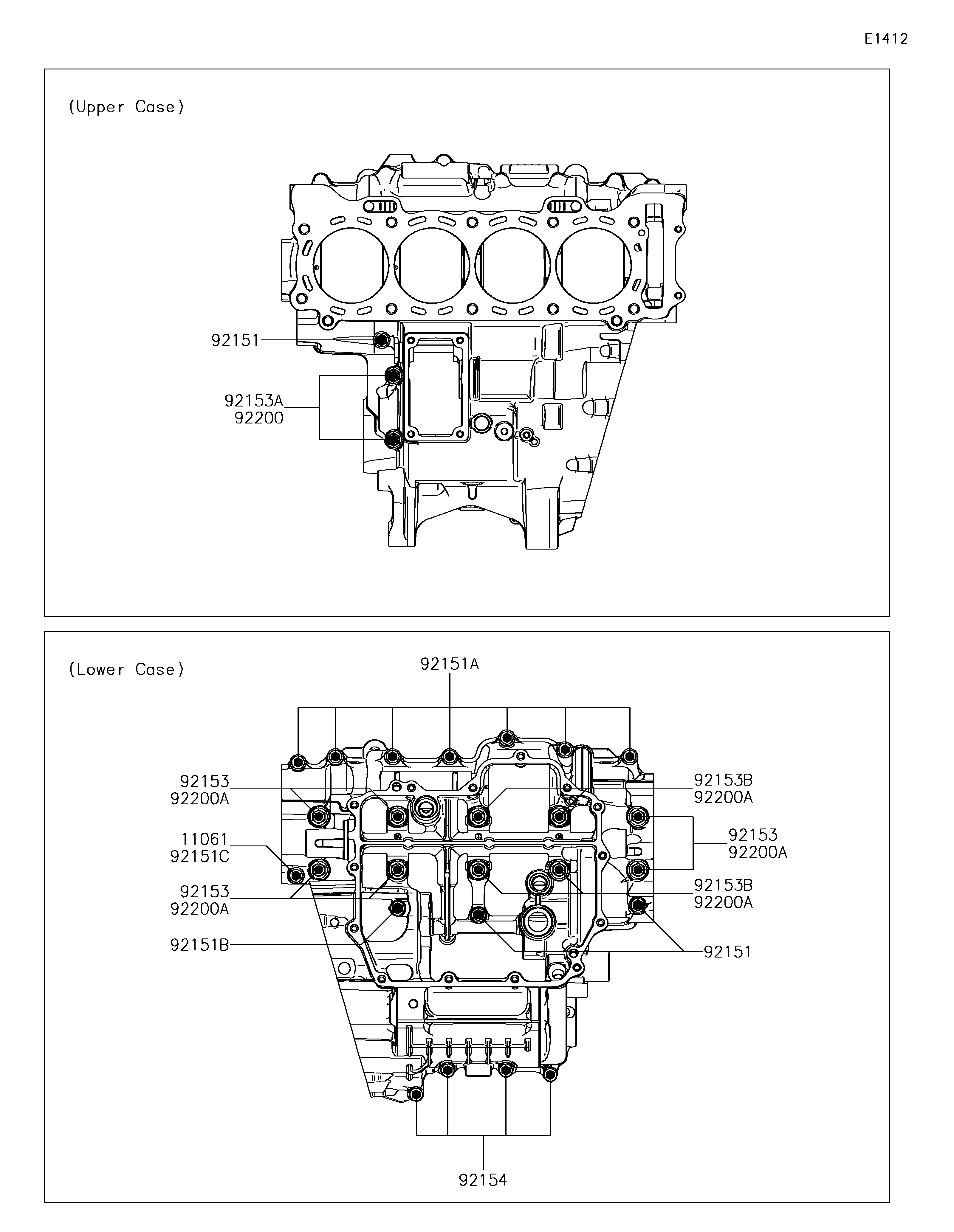 Crankcase Bolt Pattern