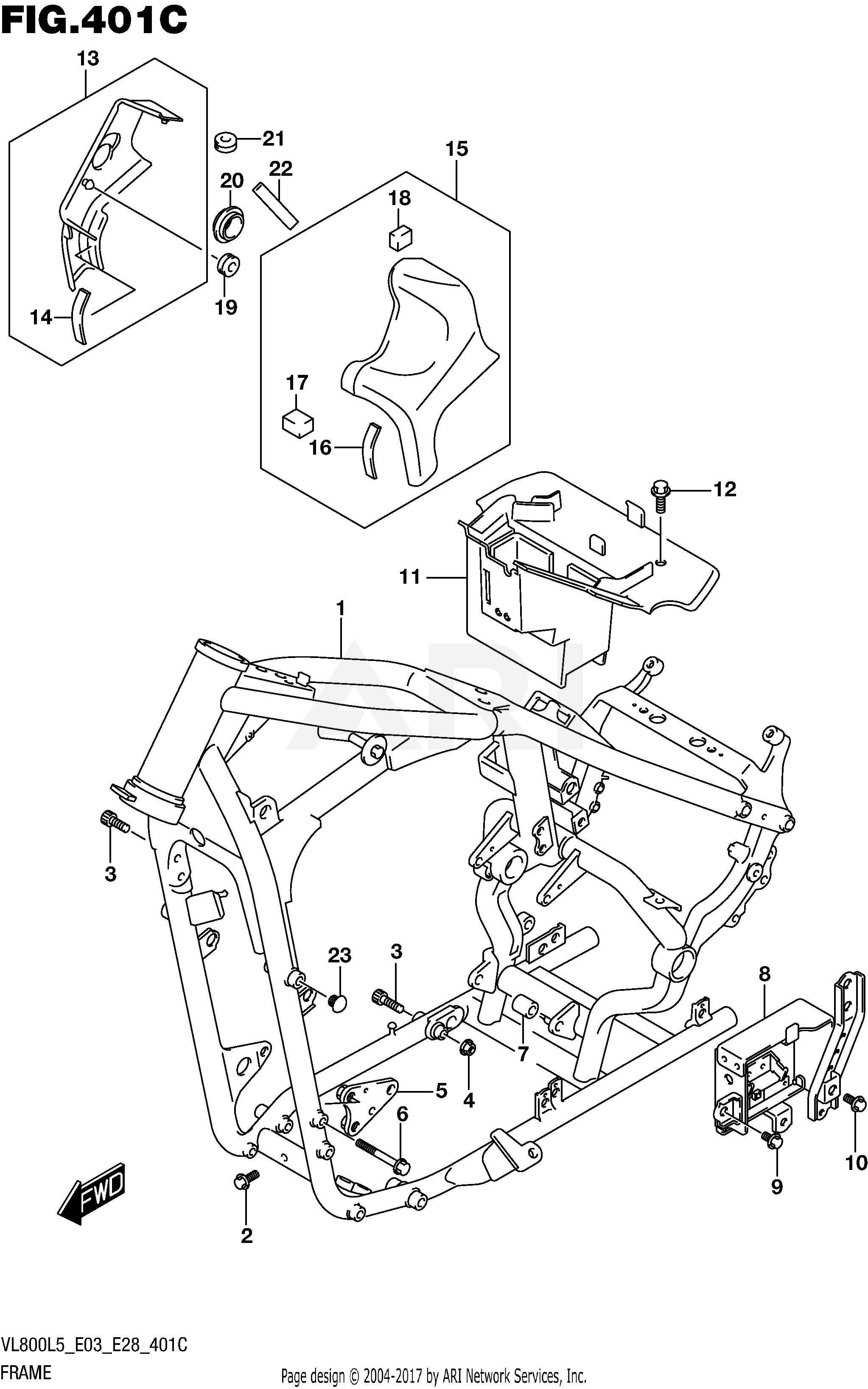 FRAME (VL800TL5 E03)