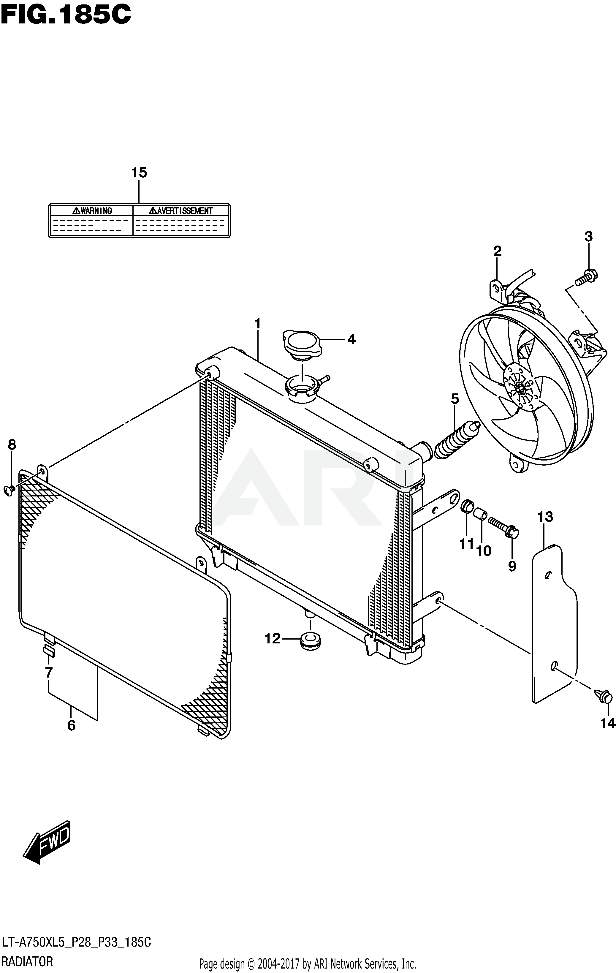 RADIATOR (LT-A750XZL5 P28)