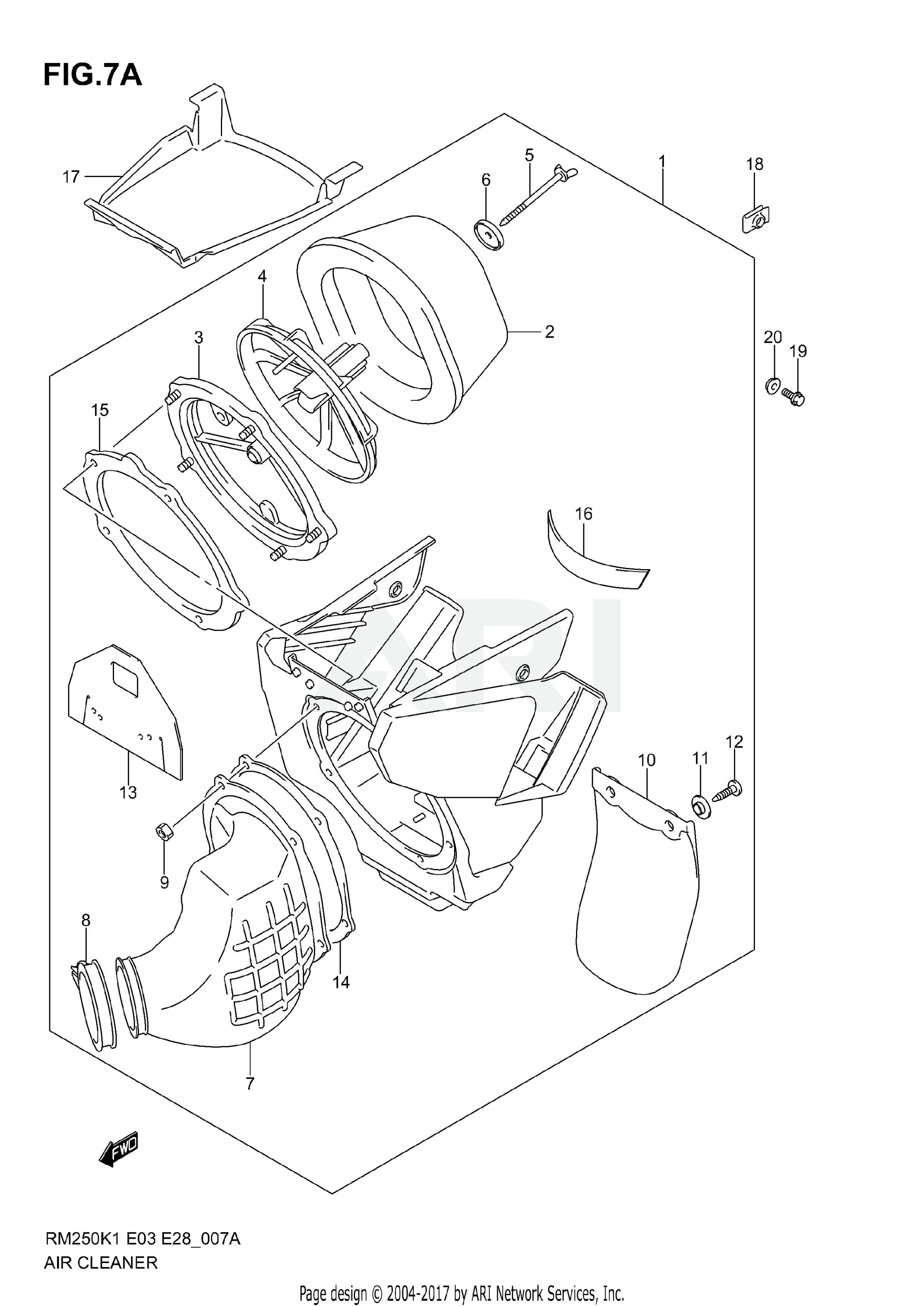 AIR CLEANER (MODEL K3/K4/K5/K6)