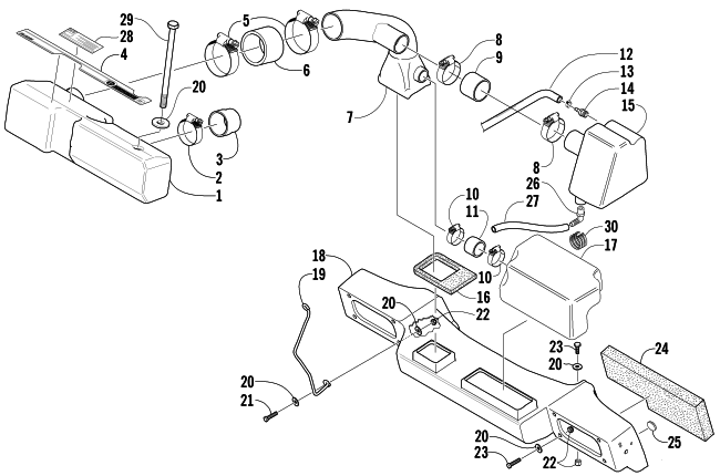 AIR SILENCER ASSEMBLY