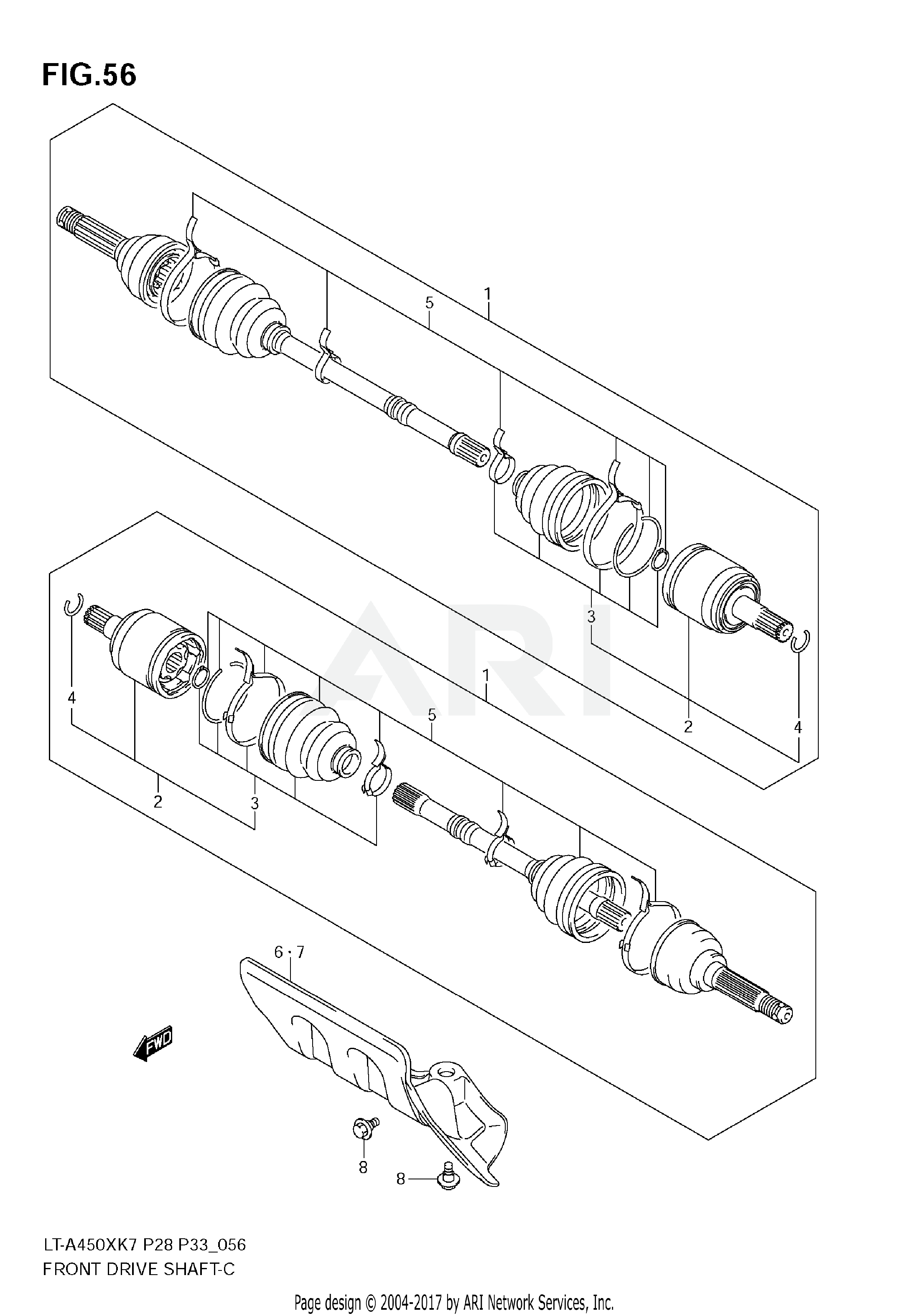 FRONT DRIVE SHAFT