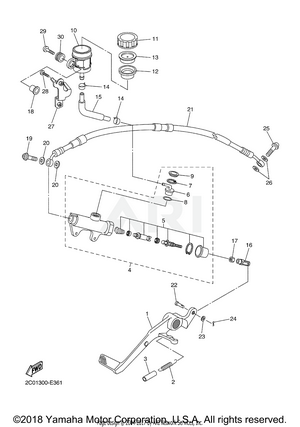 REAR MASTER CYLINDER