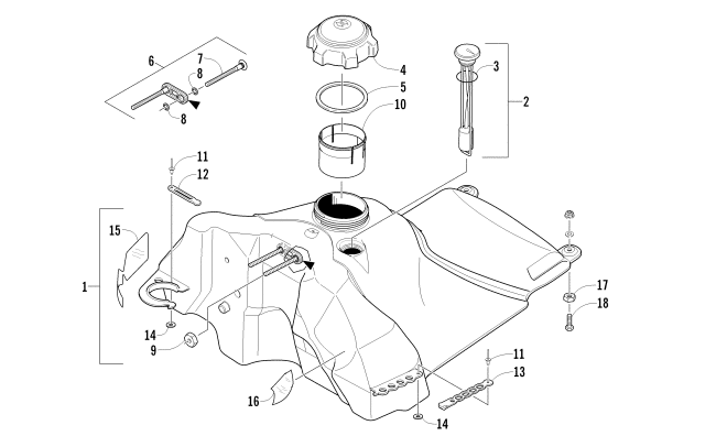 GAS TANK ASSEMBLY