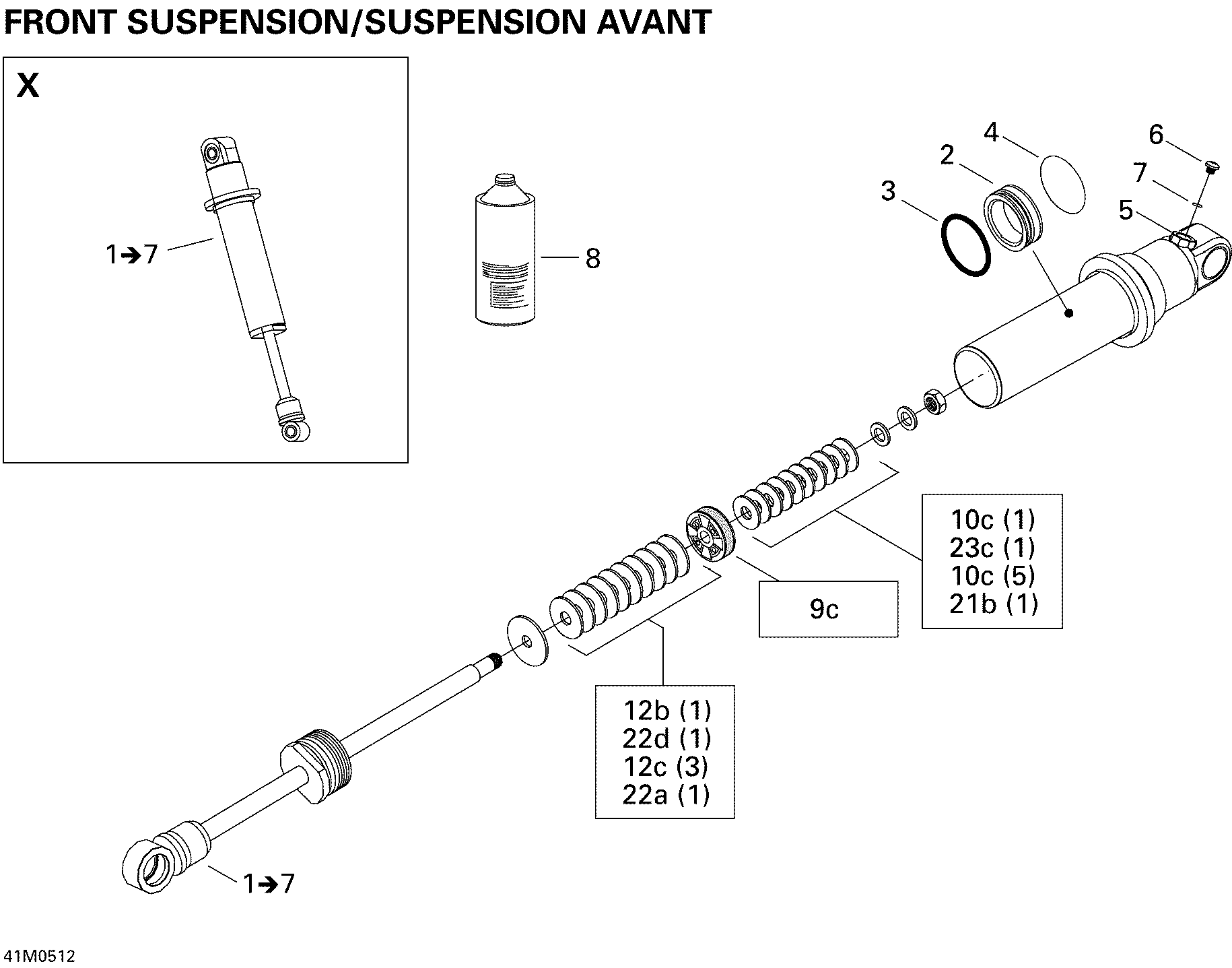 Take Apart Shock, Front X