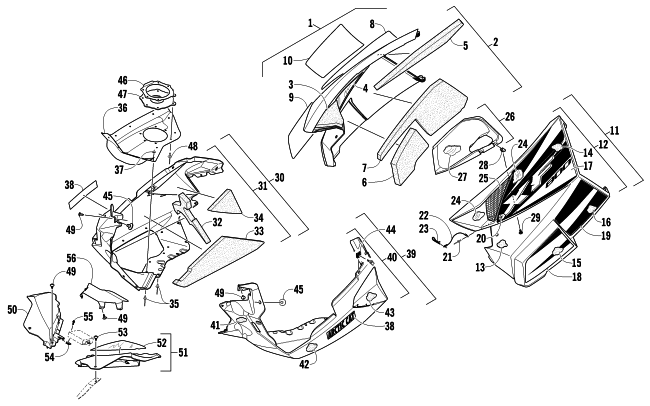 SKID PLATE AND SIDE PANEL ASSEMBLY