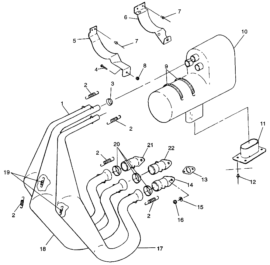 EXHAUST SYSTEM - H975677 (4937963796C004)
