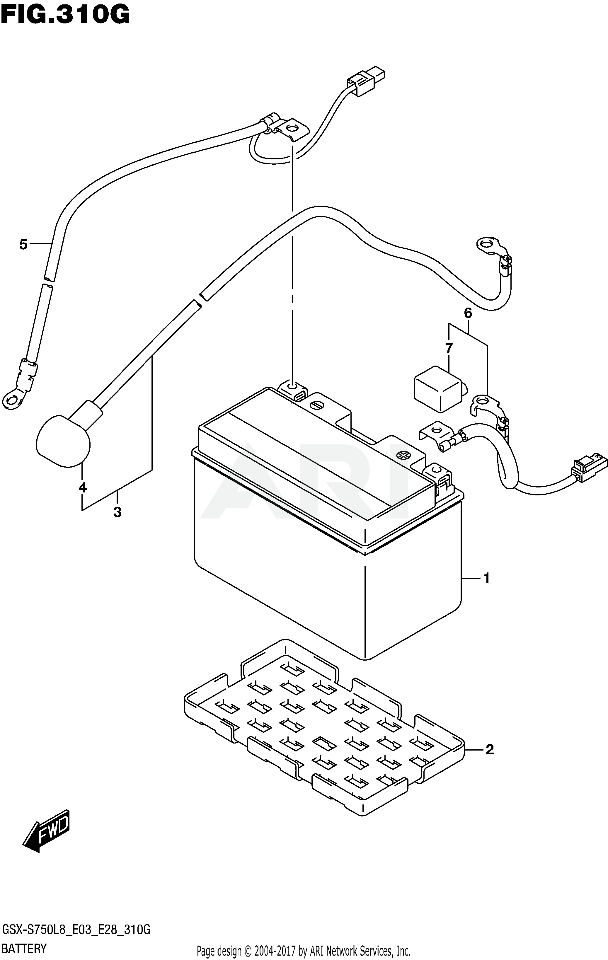 BATTERY (GSX-S750AZL8 E28)