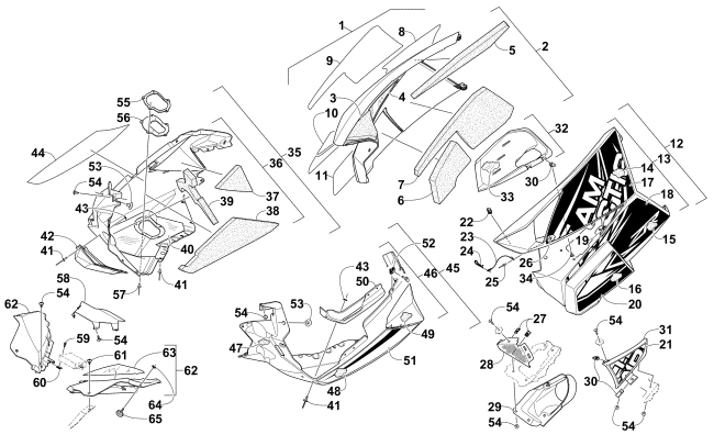 SKID PLATE AND SIDE PANEL ASSEMBLY