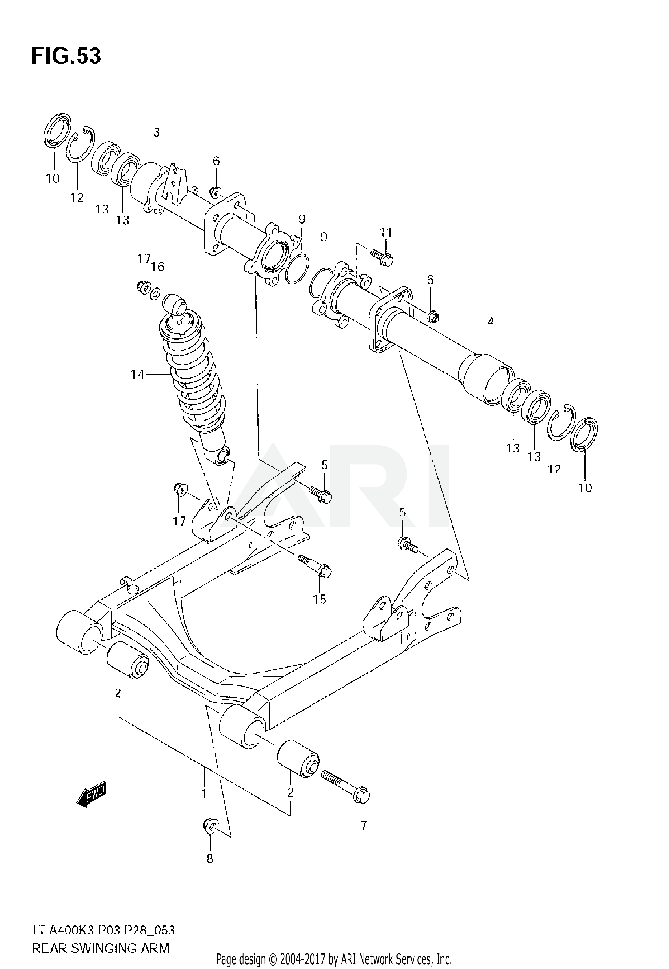 REAR SWINGINGARM