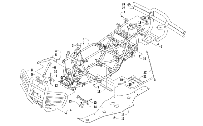 FRAME AND RELATED PARTS