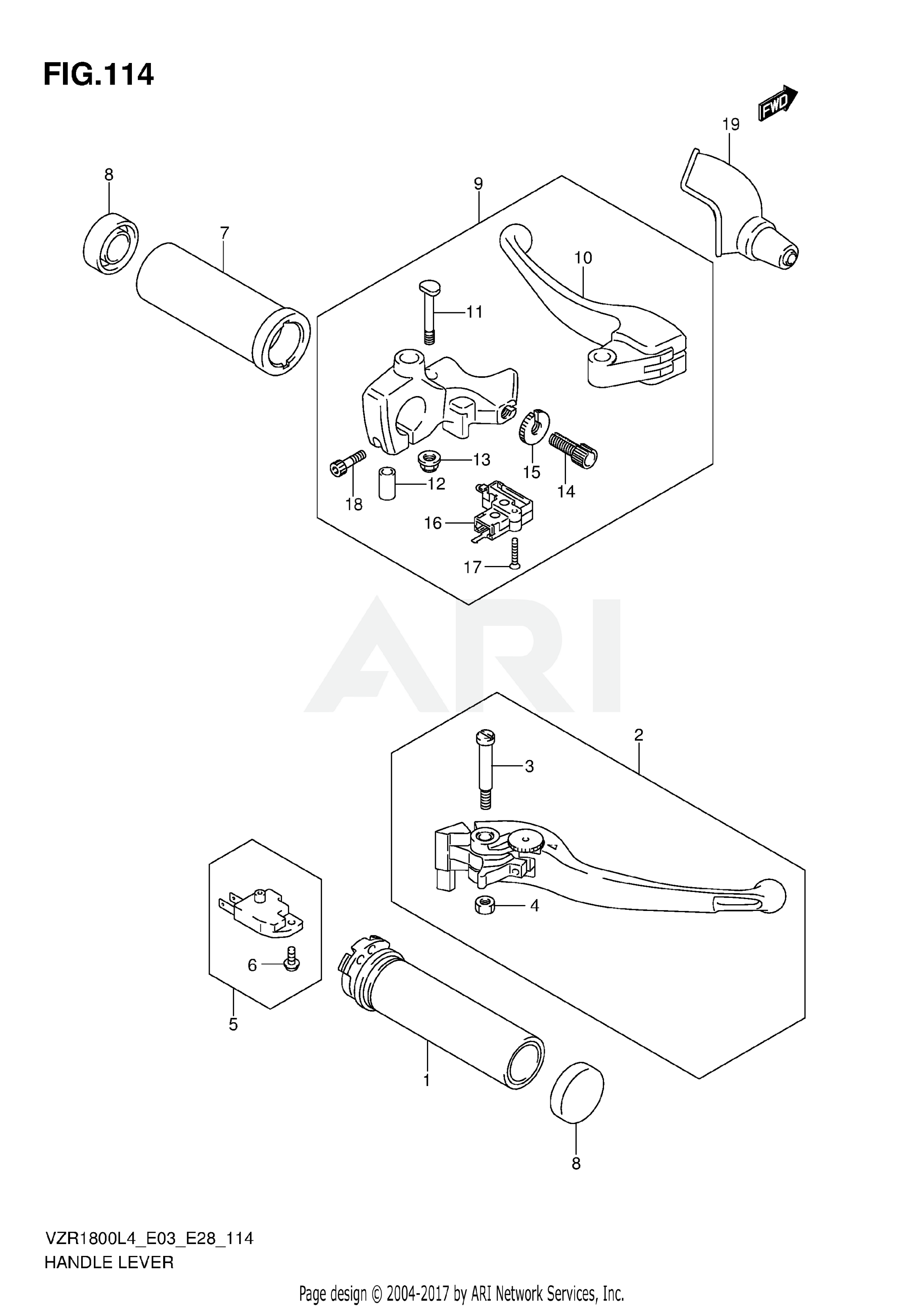 HANDLE LEVER (VZR1800L4 E28)