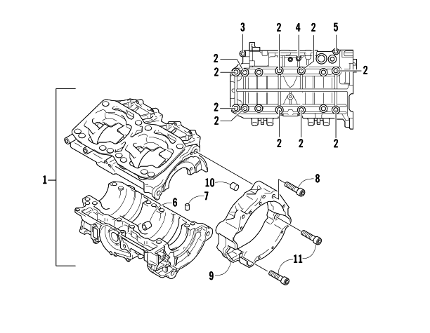 CRANKCASE ASSEMBLY