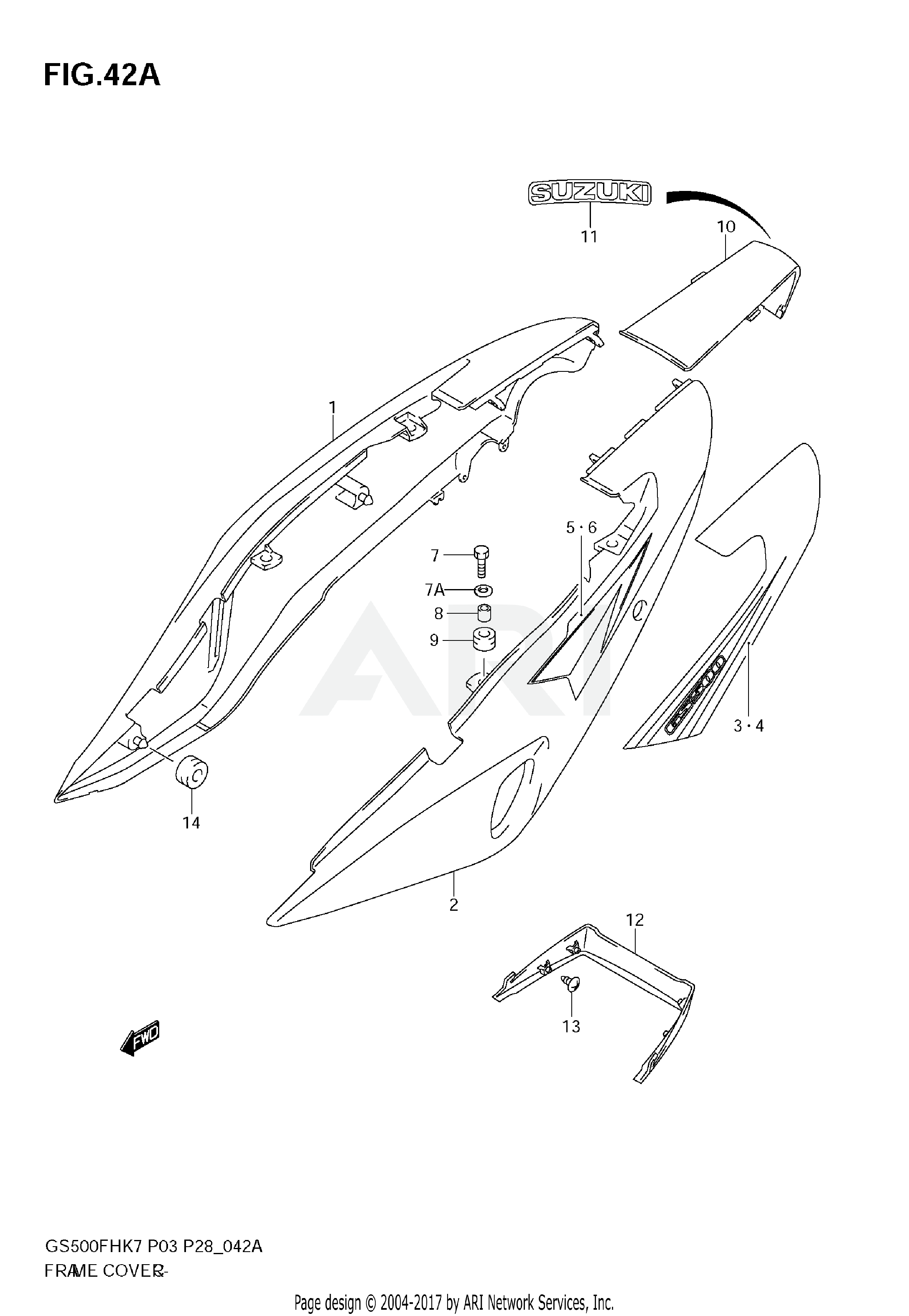 FRAME COVER (MODEL K8)