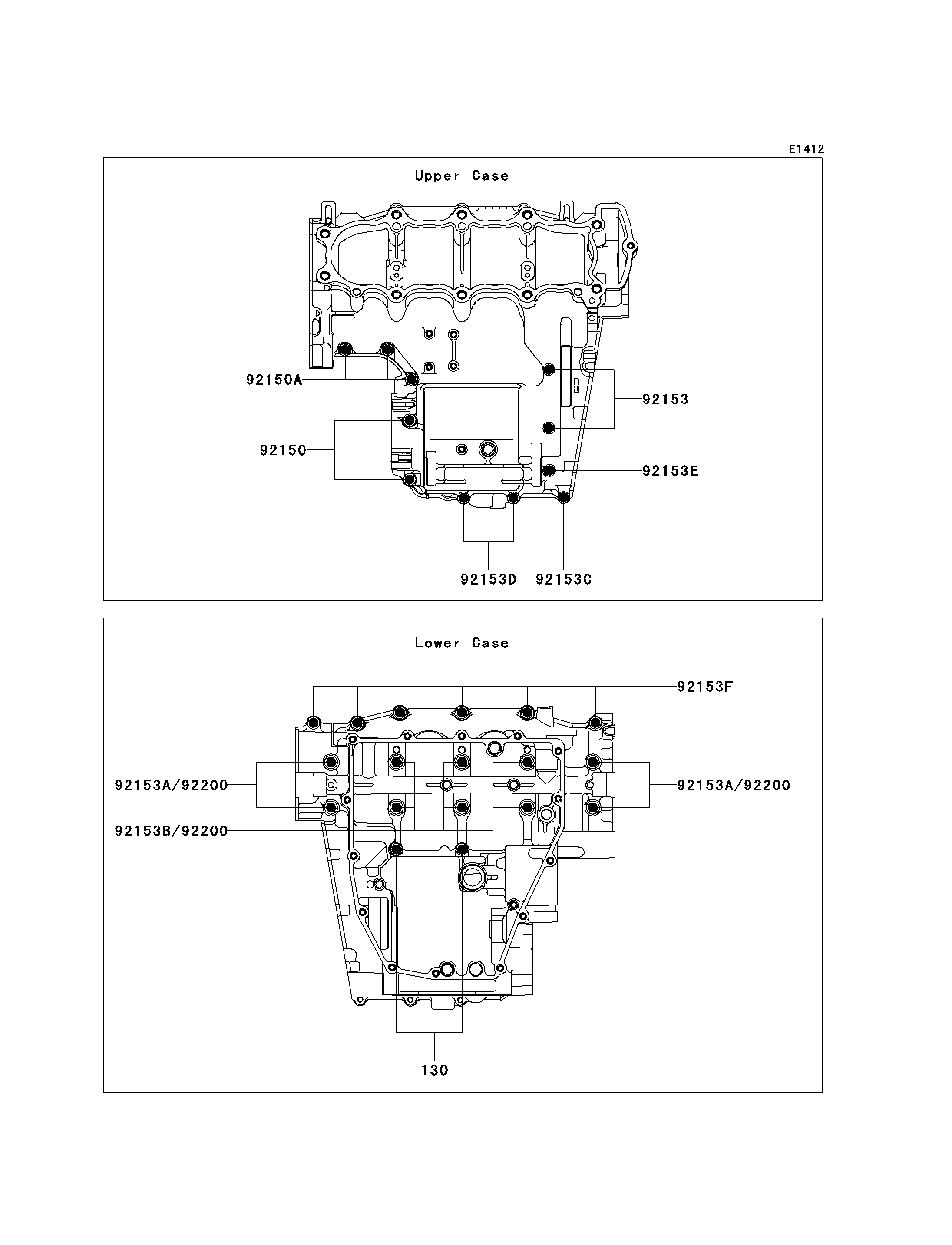 Crankcase Bolt Pattern