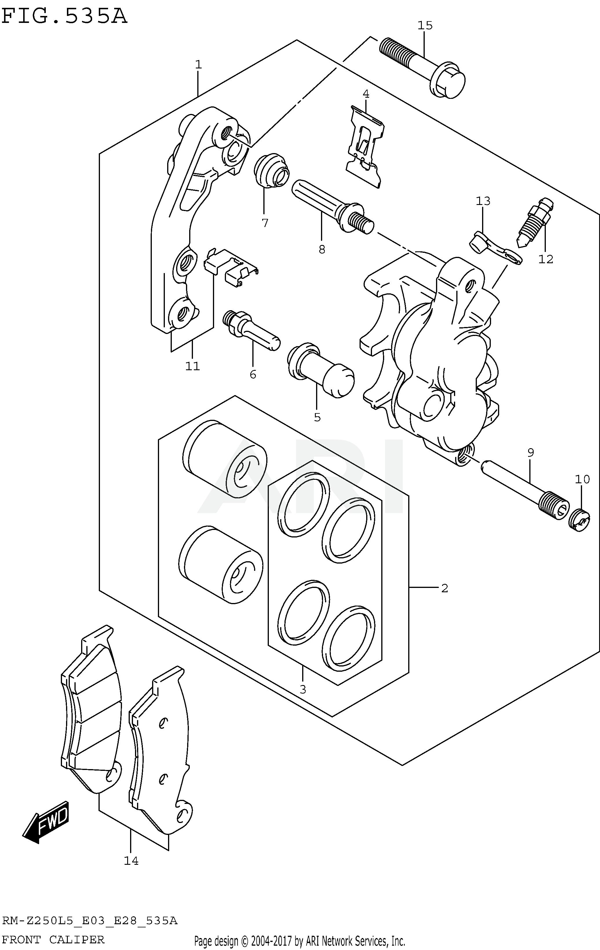 FRONT CALIPER