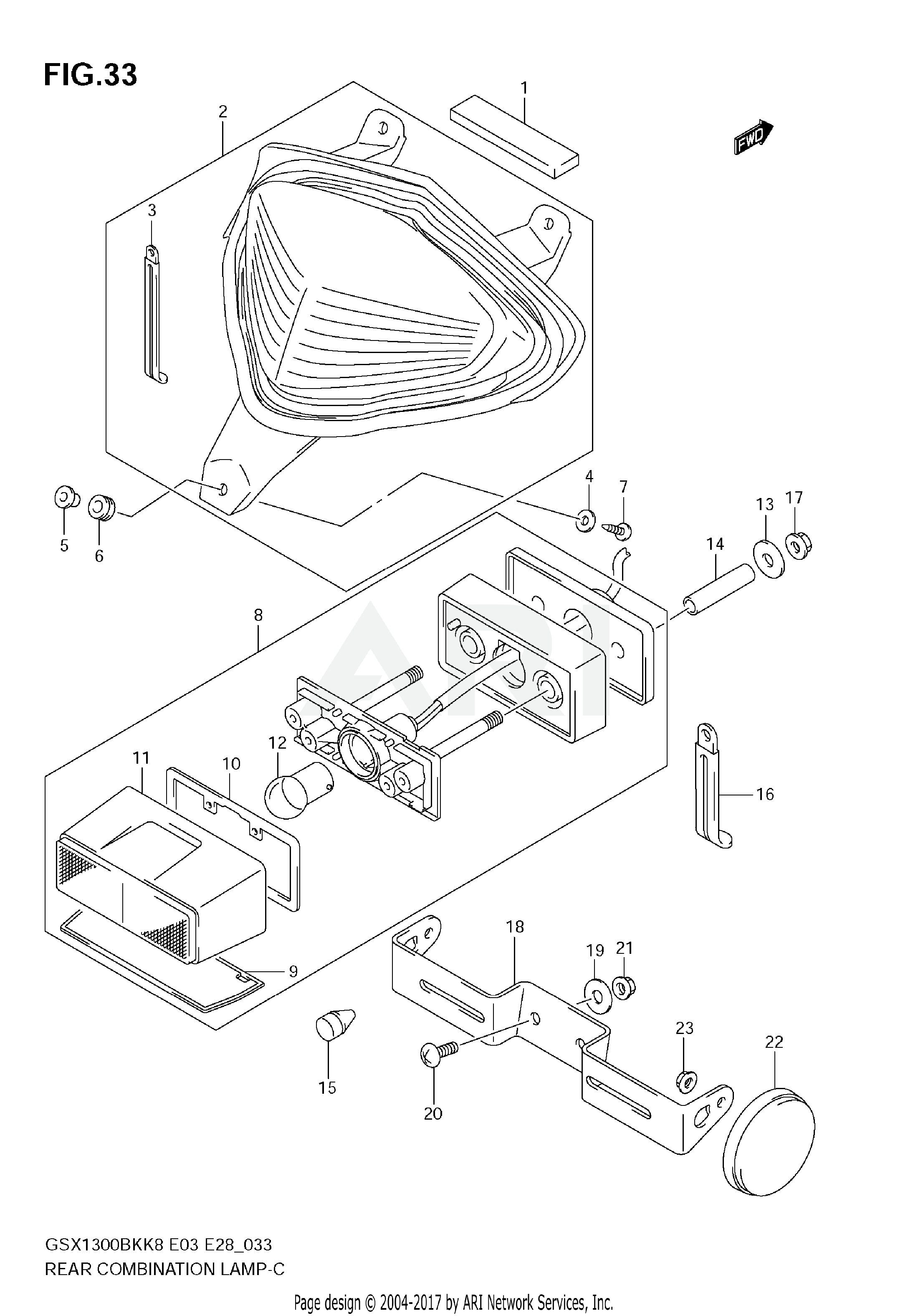 REAR COMBINATION LAMP