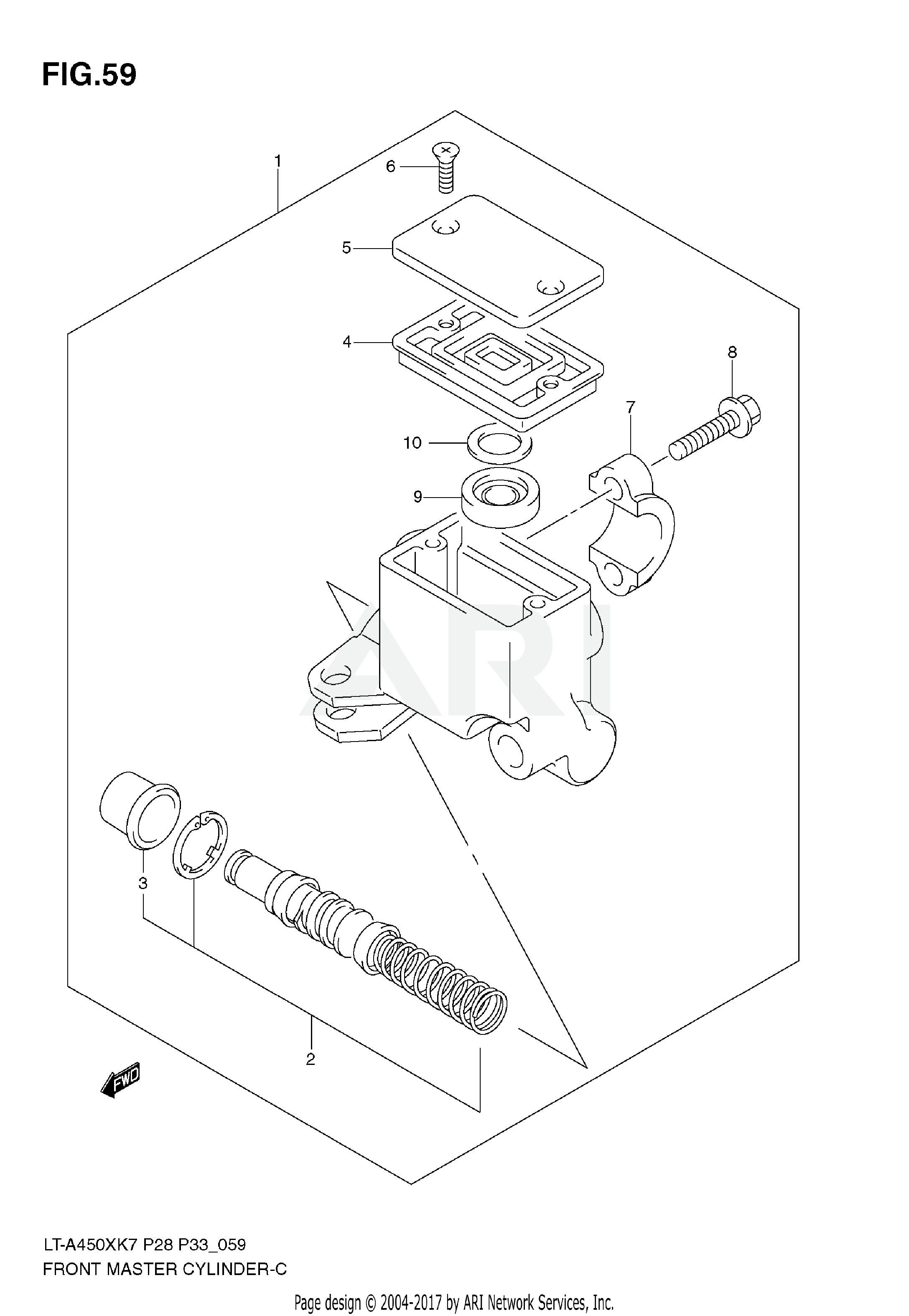 FRONT MASTER CYLINDER