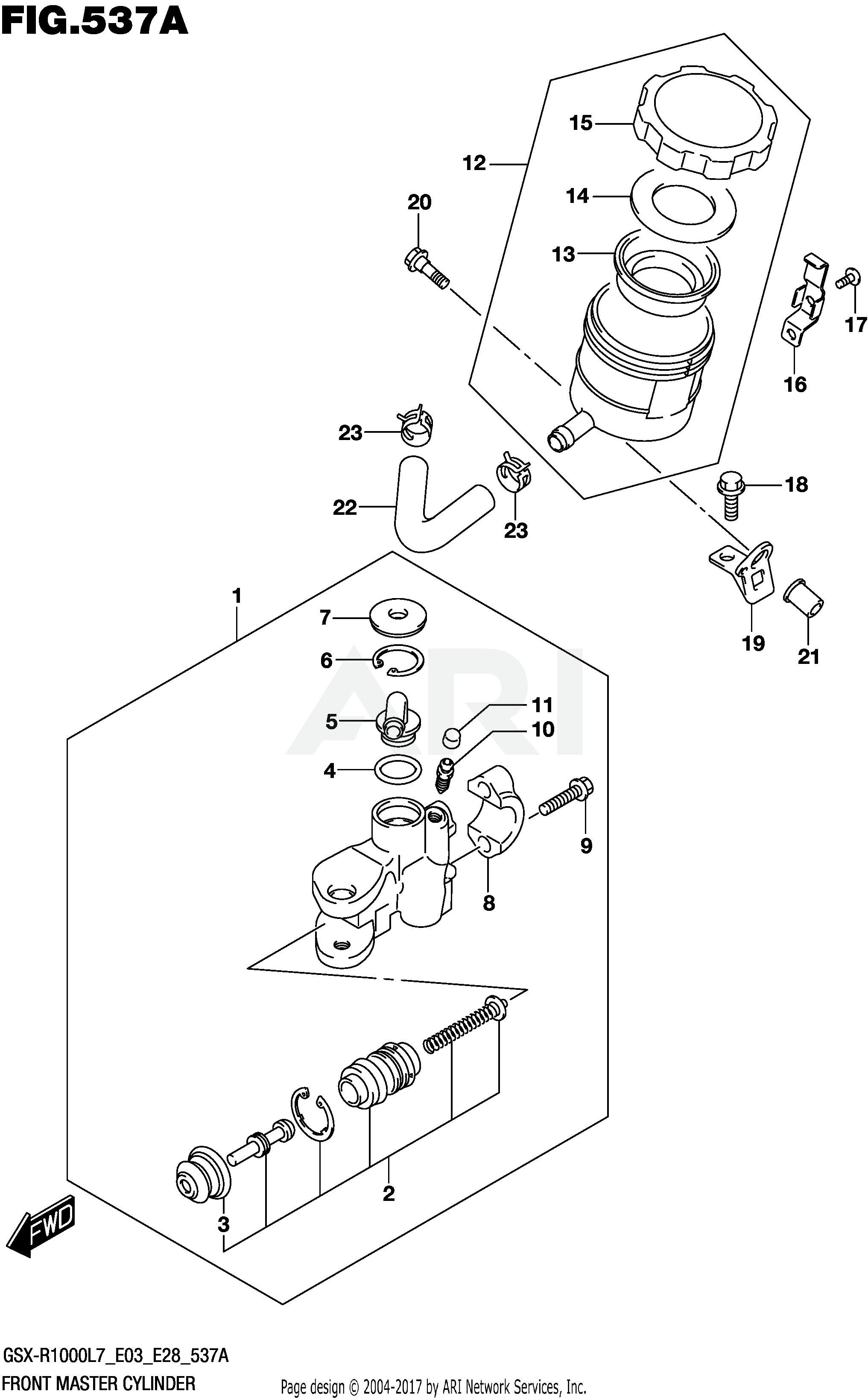 FRONT MASTER CYLINDER