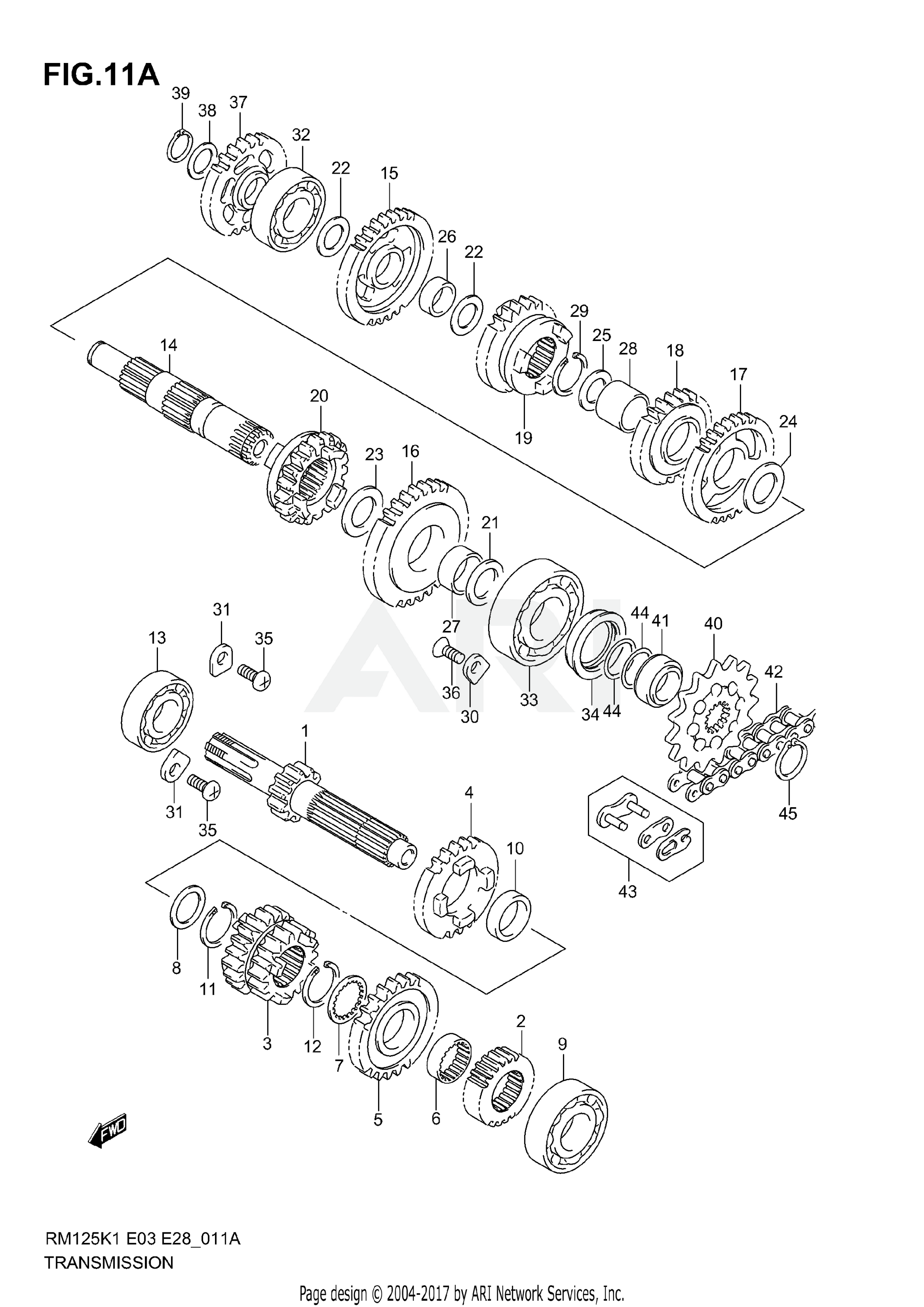 TRANSMISSION (MODEL K4/K5/K6)