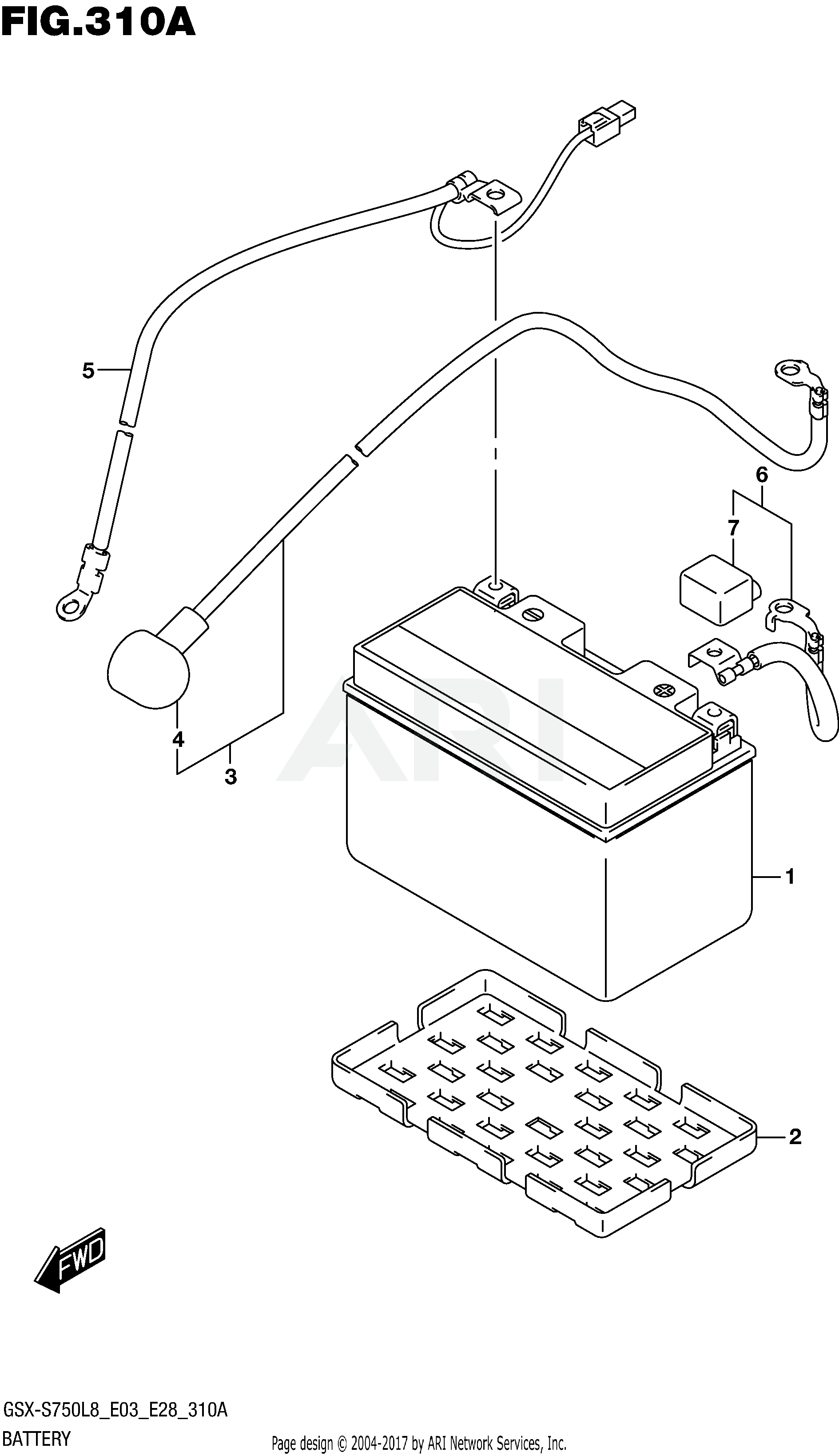 BATTERY (GSX-S750L8 E03)