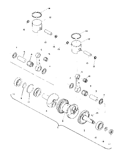 Piston and Crankshaft (4909520952018A)