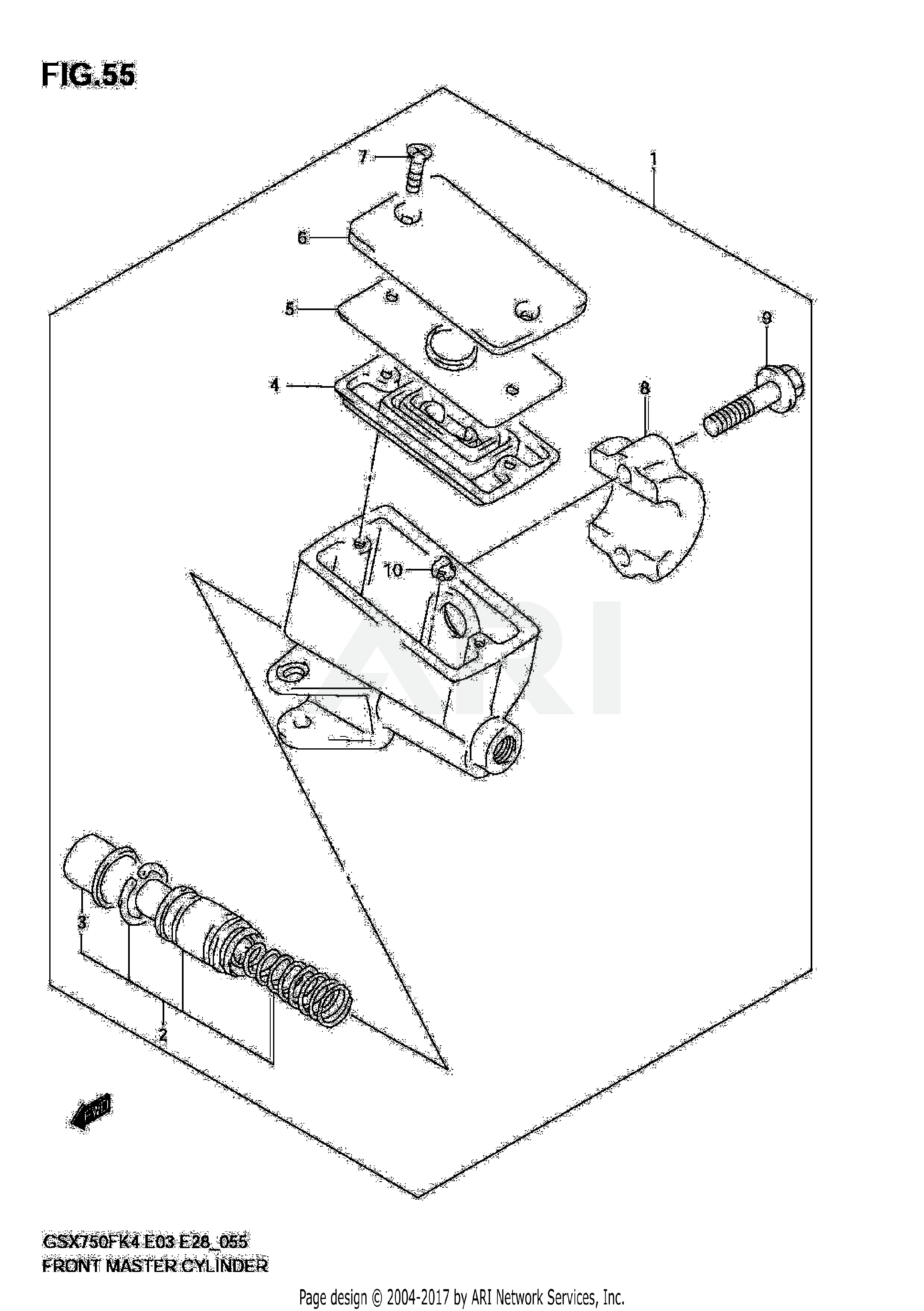 FRONT MASTER CYLINDER