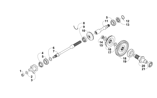 SECONDARY DRIVE ASSEMBLY